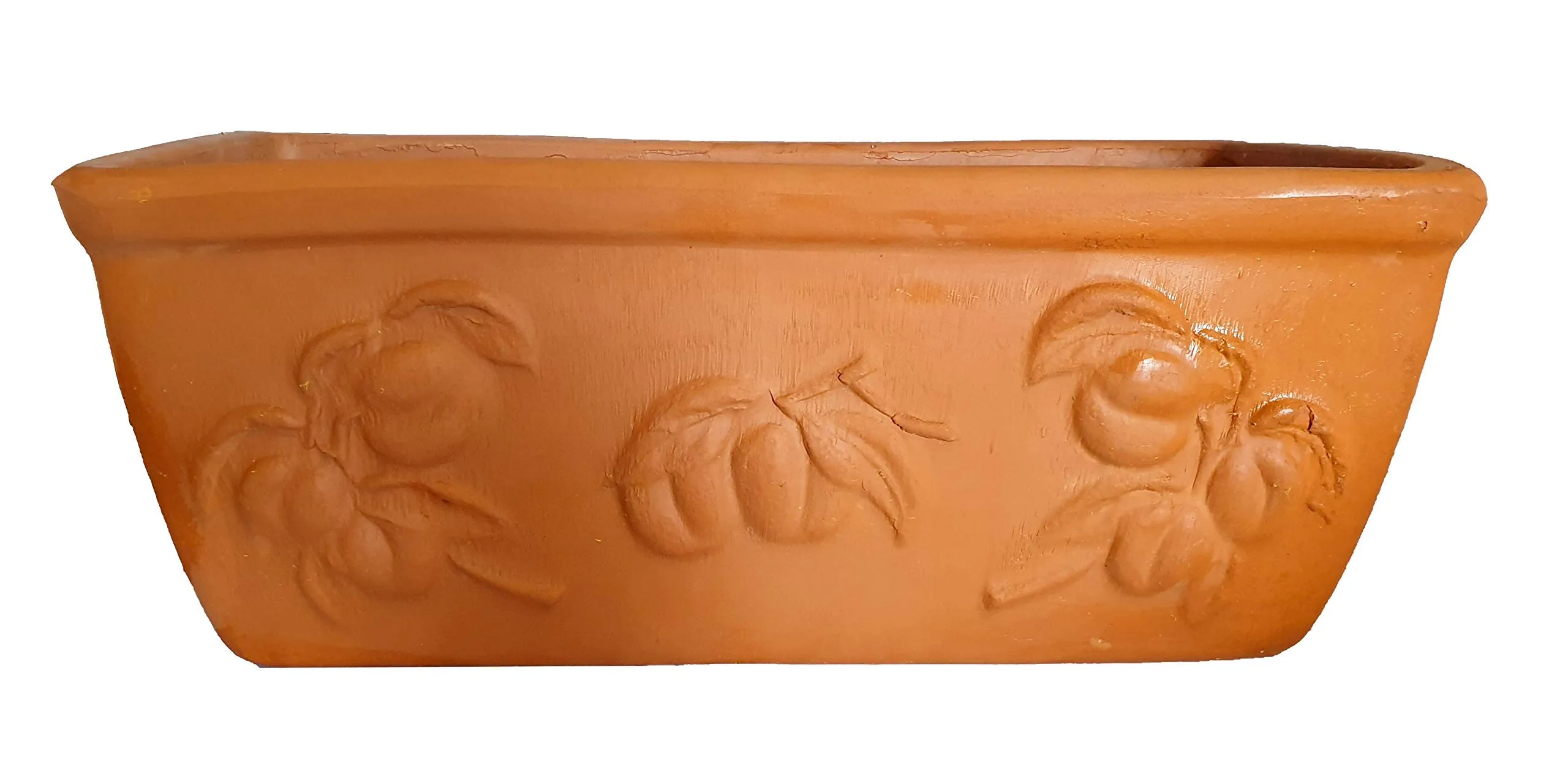 Fioriere Rettangolari in Terracotta Made in Italy (Set da 2)
