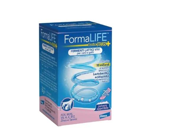 FormaLIFE Plus - Fermenti Lattici Vivi per Cani e Gatti (20 bustine)
