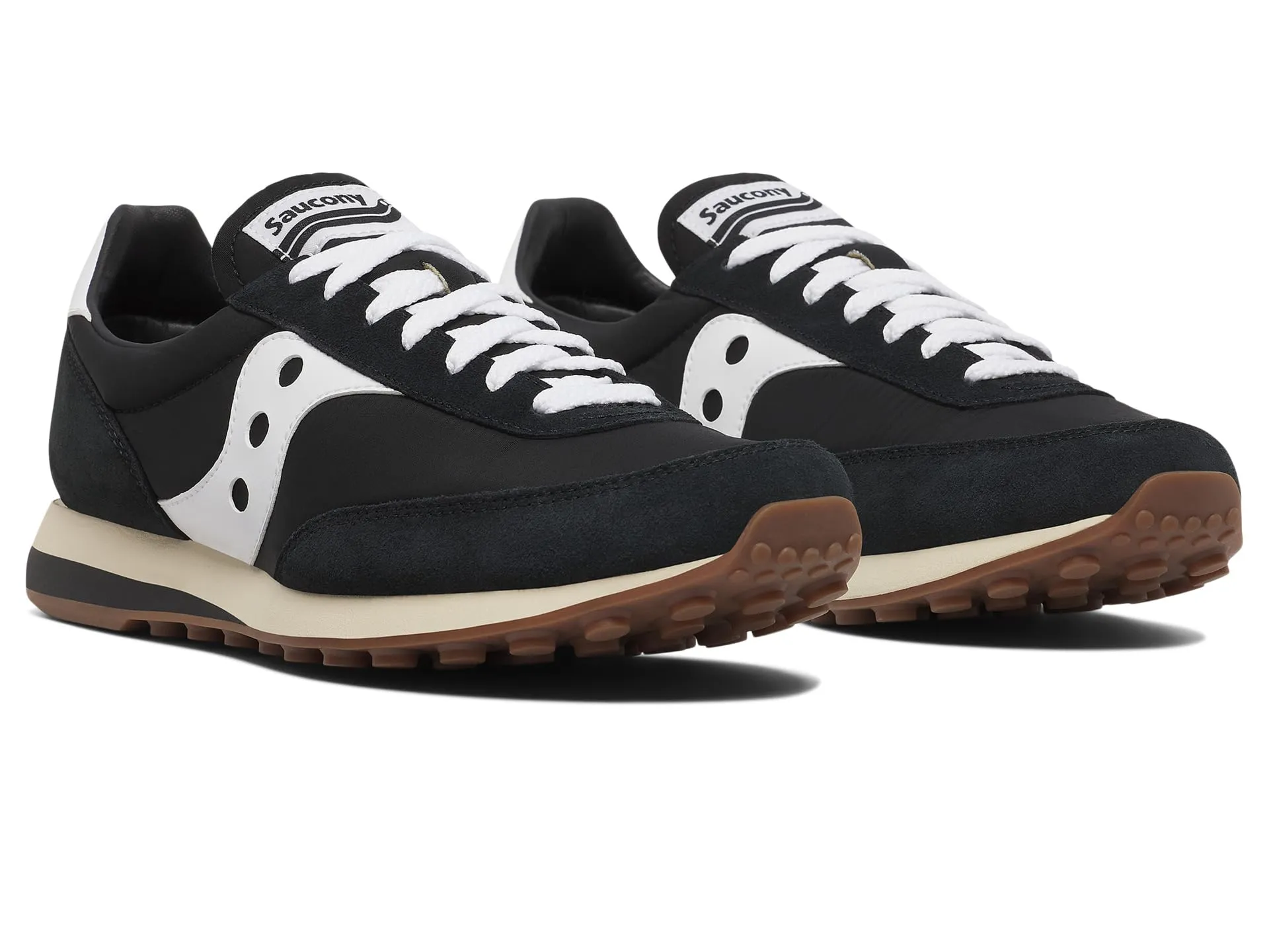 Saucony Trainer 80 - Scarpe da Ginnastica Unisex-Adulto Nero/Bianco