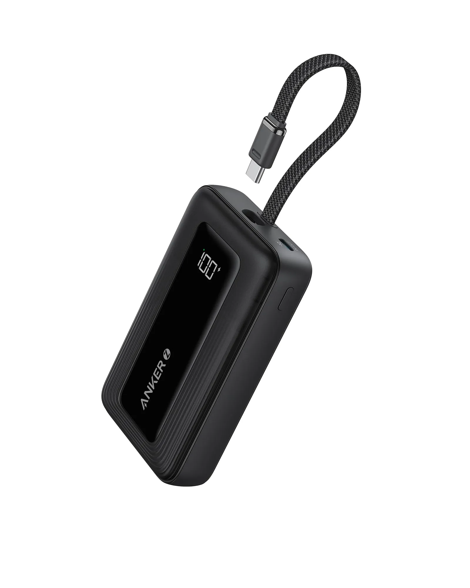 Anker Power Bank 20000mAh 30W con Cavo USB-C Integrato