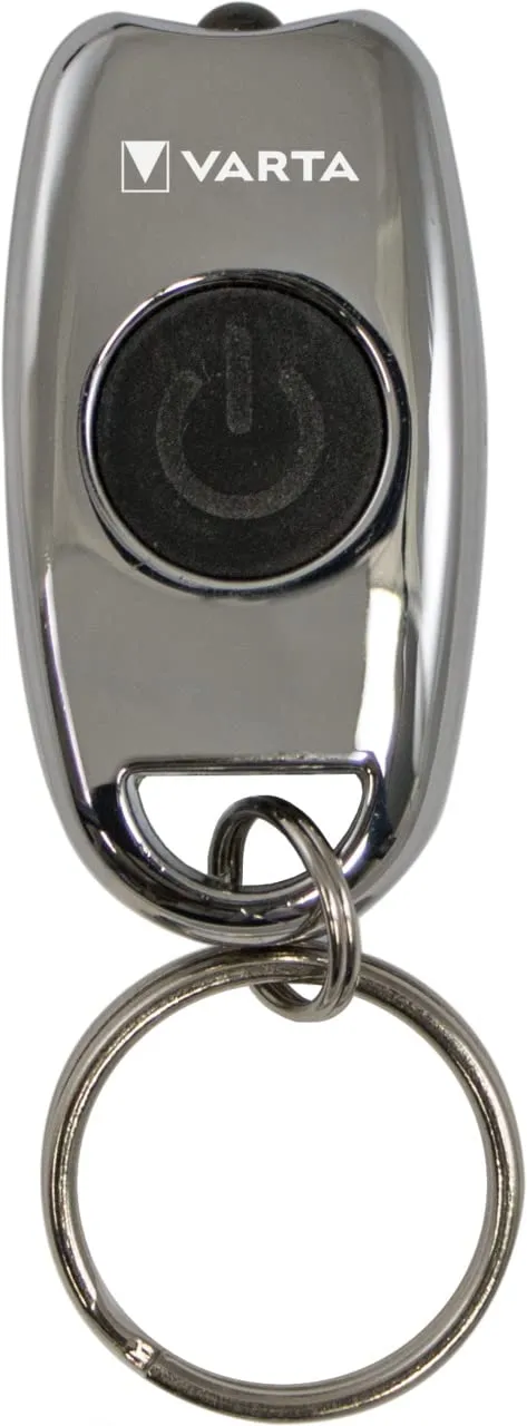 Varta Portachiavi LED in Metallo Argento