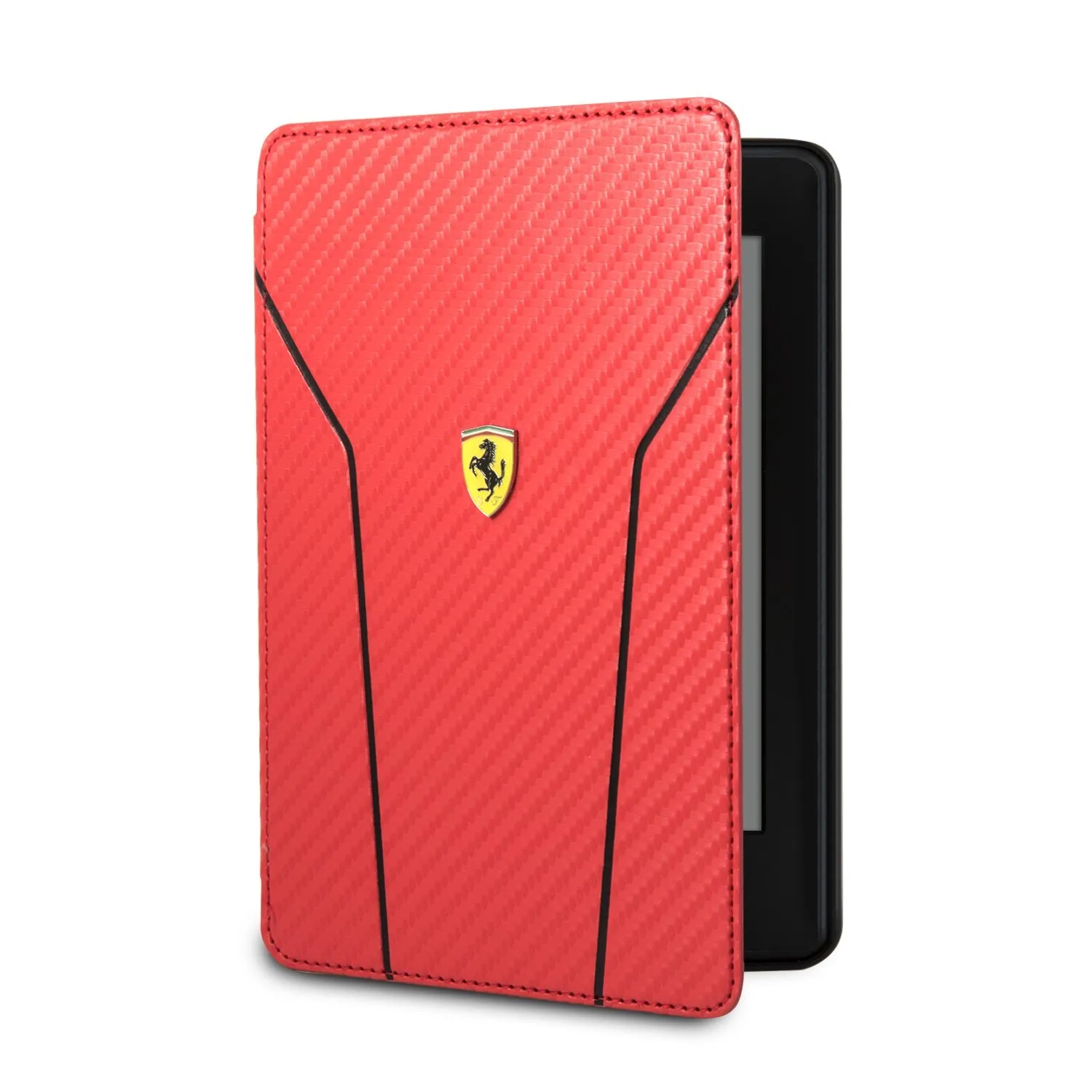 Ferrari Custodia Kindle Paperwhite Carbon Rosso