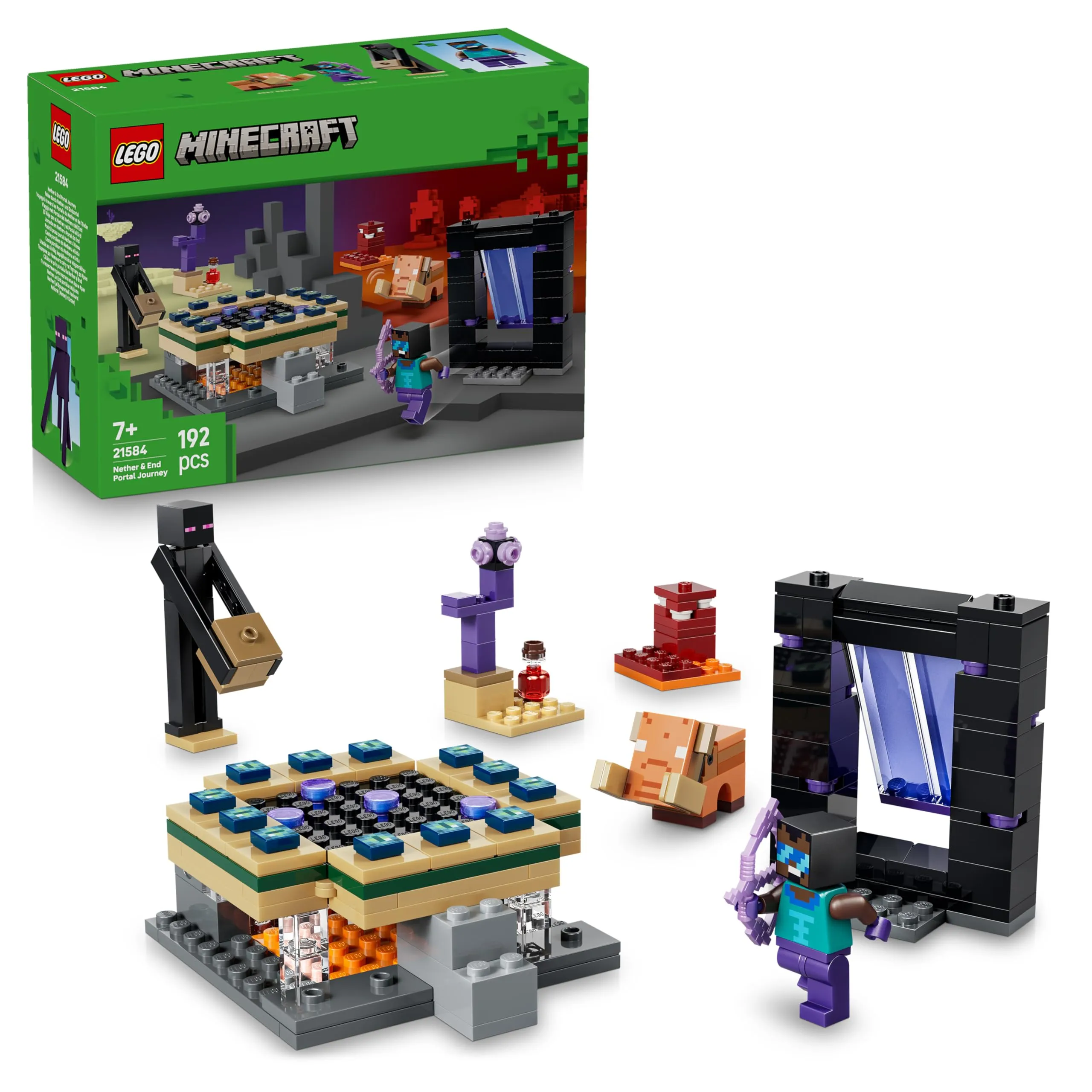 LEGO Minecraft Viaggio nel Portale del Nether e dell’End 21584