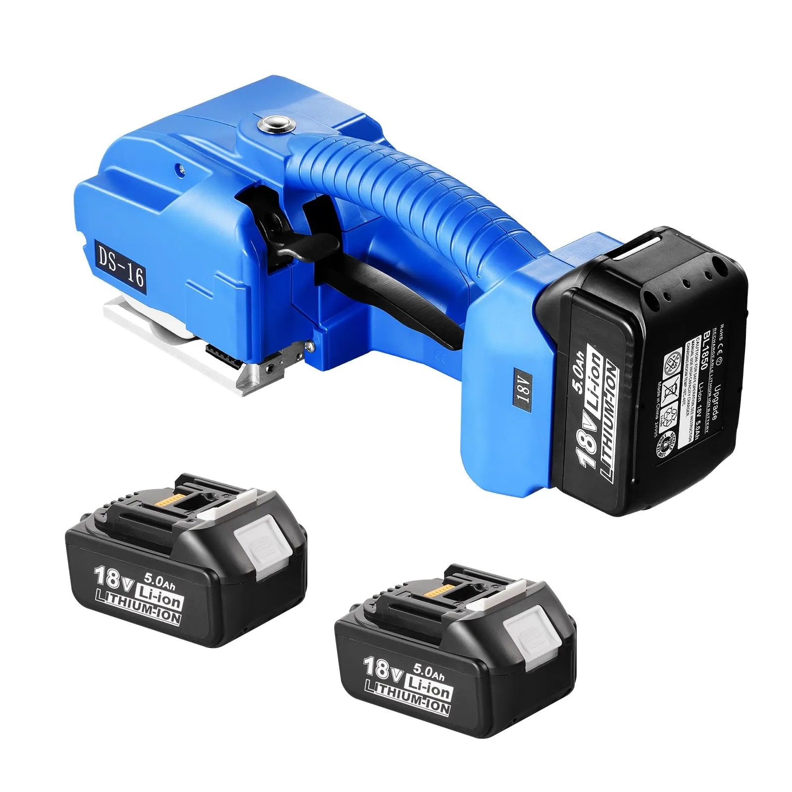 Reggiatrice Elettrica VEVOR per Reggette PP PET 0,89-1,6 cm con Doppia Batteria e Schermo Digitale