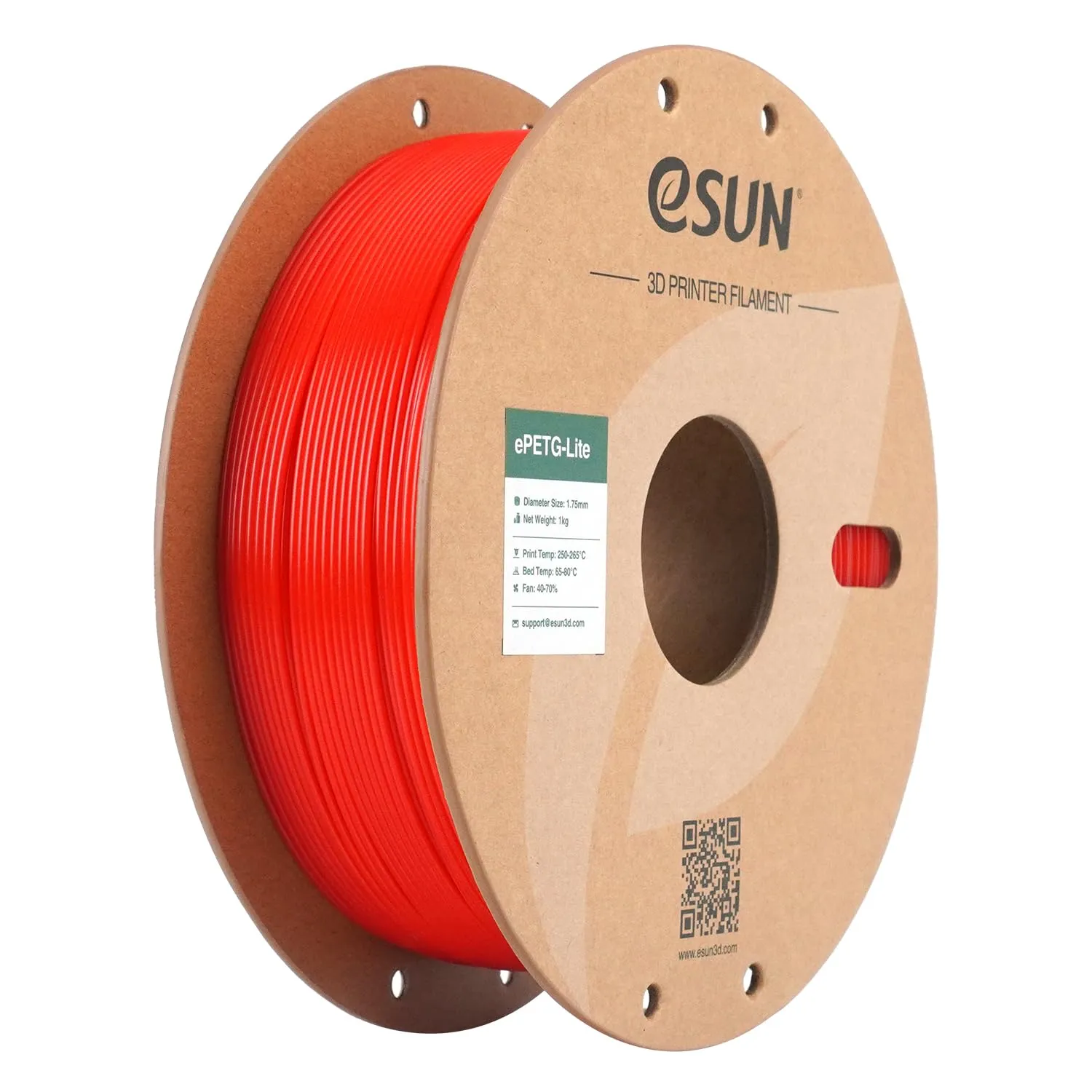 eSUN PETG Filamento 1.75mm - Rosso Unicolore