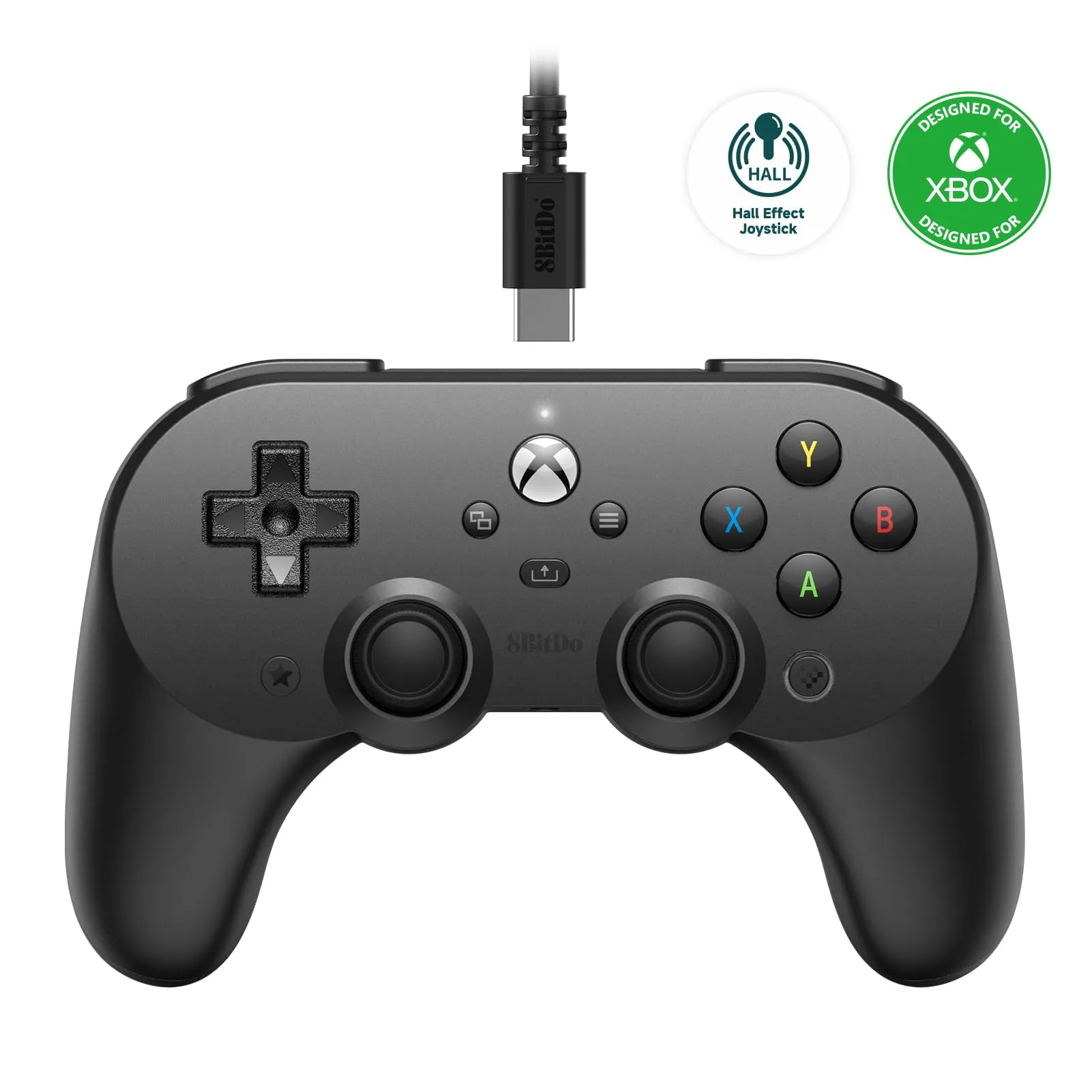 8Bitdo Pro 2 Wired Controller for Xbox - Nero