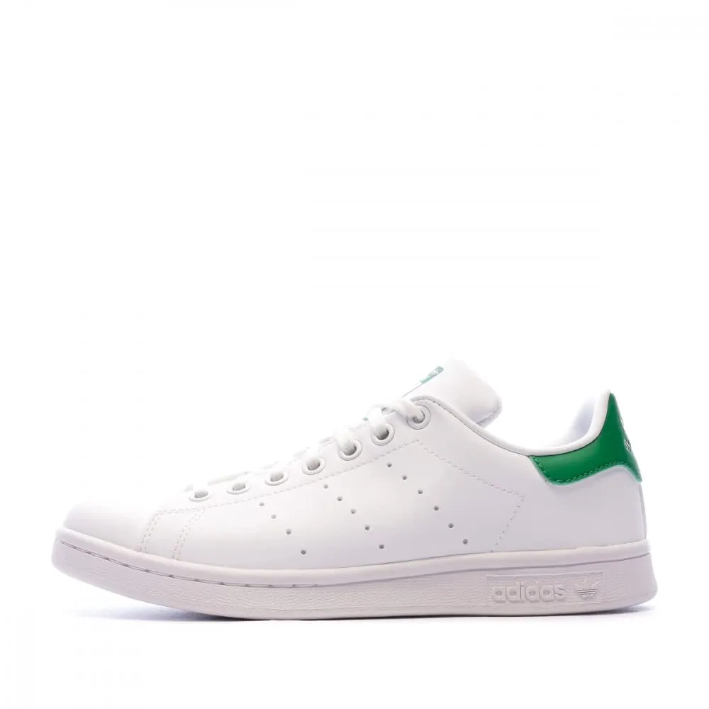adidas Stan Smith J, Sneaker Unisex - Bambini e ragazzi, Bianco Ftwr White Ftwr White Green Fx, 35.5 EU