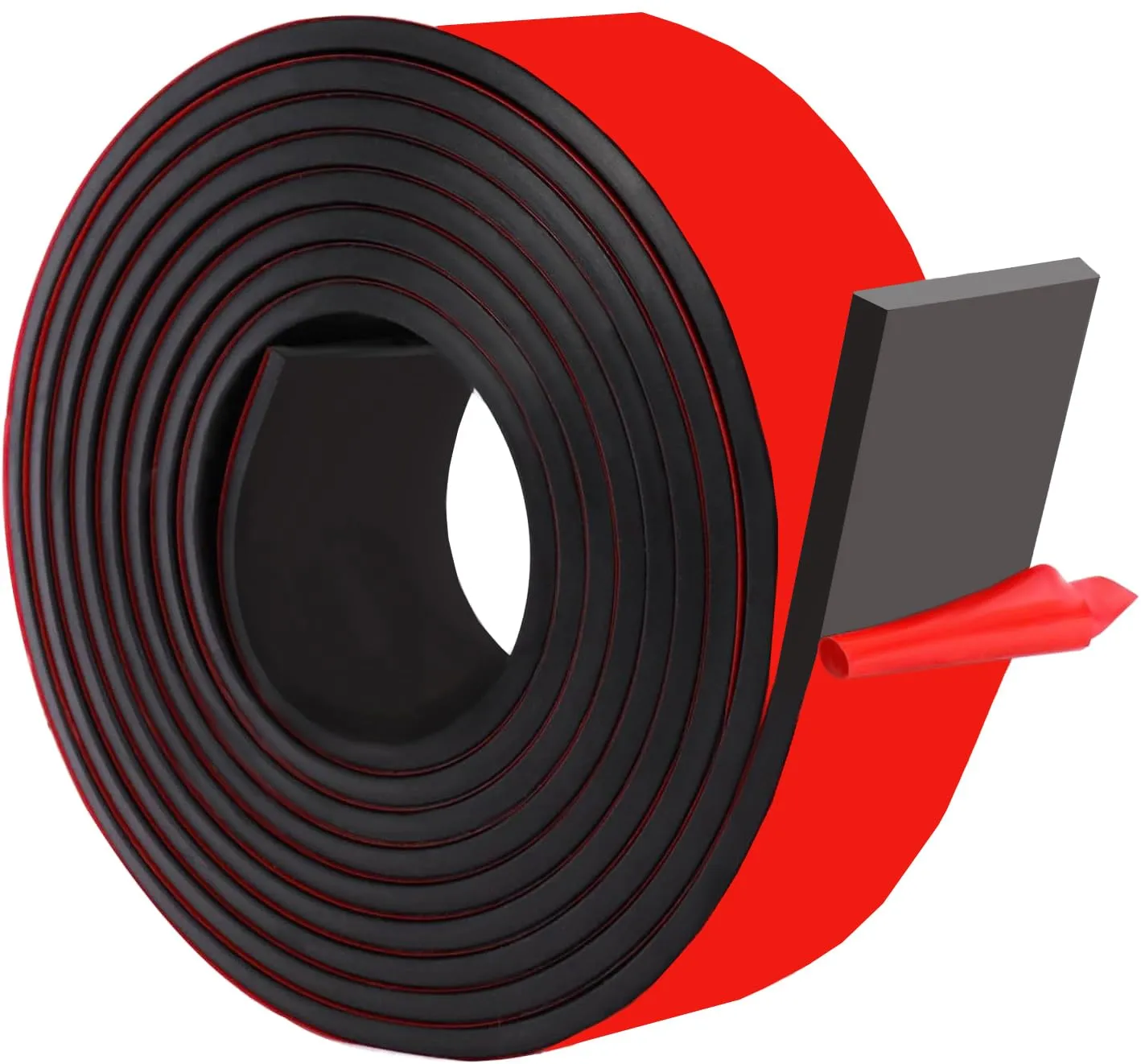 Rotolo di Gomma Adesiva Neoprene Antiscivolo e Antivibrazione 25mm x 5mm x 3m