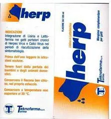 TEKNOFARMA Herp Mangime Complementare per Gatti - 50 ml