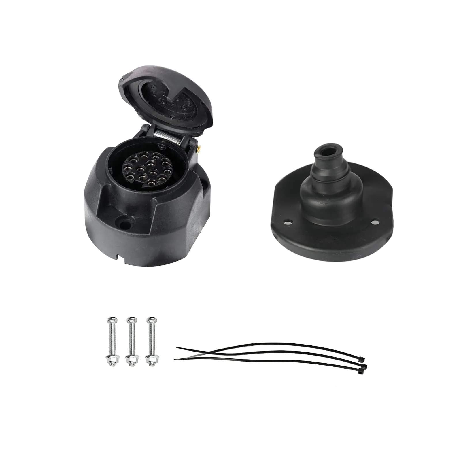 Presa per Rimorchio 13 Poli BEIJISTAR con Guarnizione in Gomma, 12V