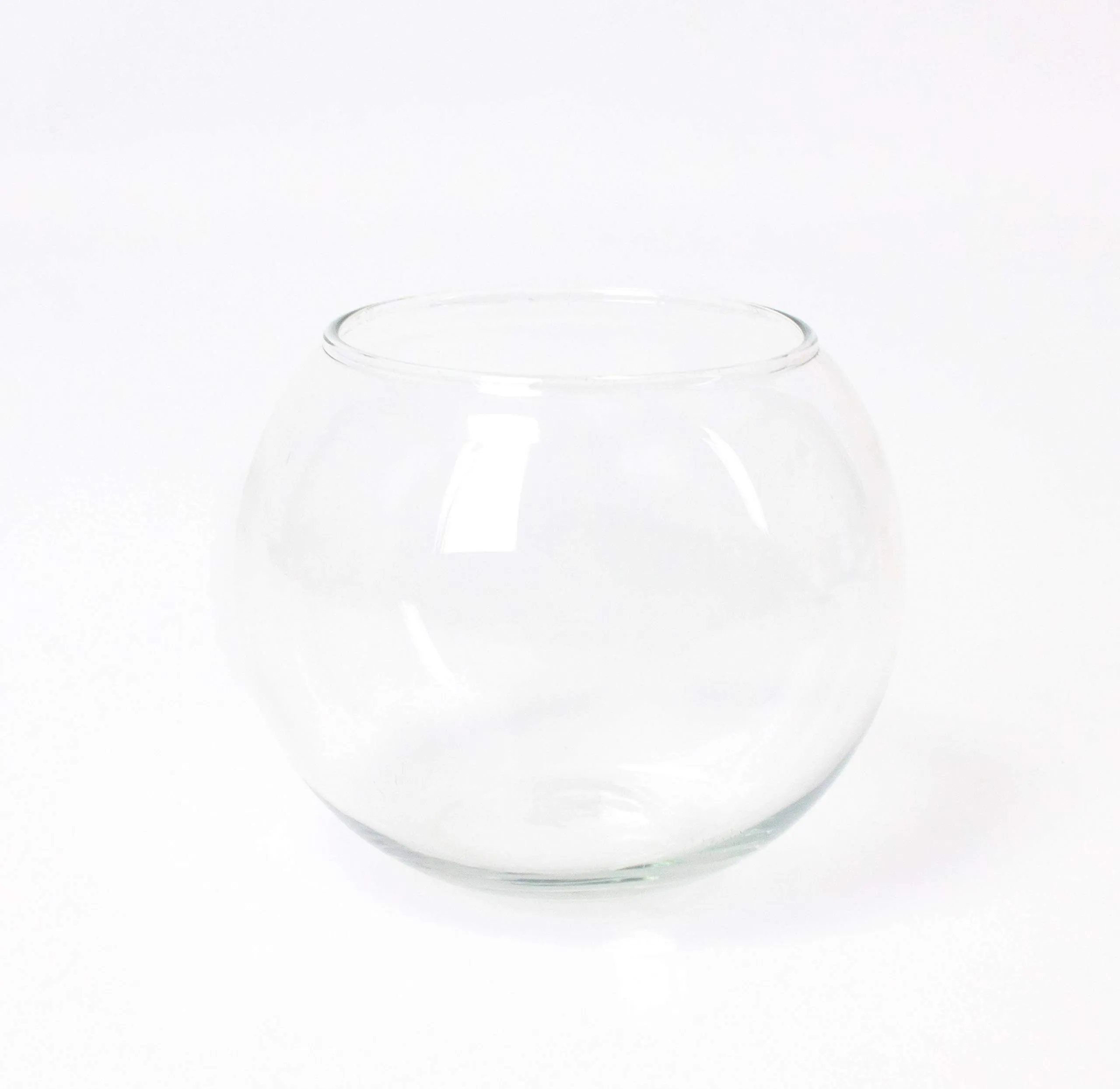 INNA-Glas Vaso Rotondo TOBI, Trasparente, 10cm