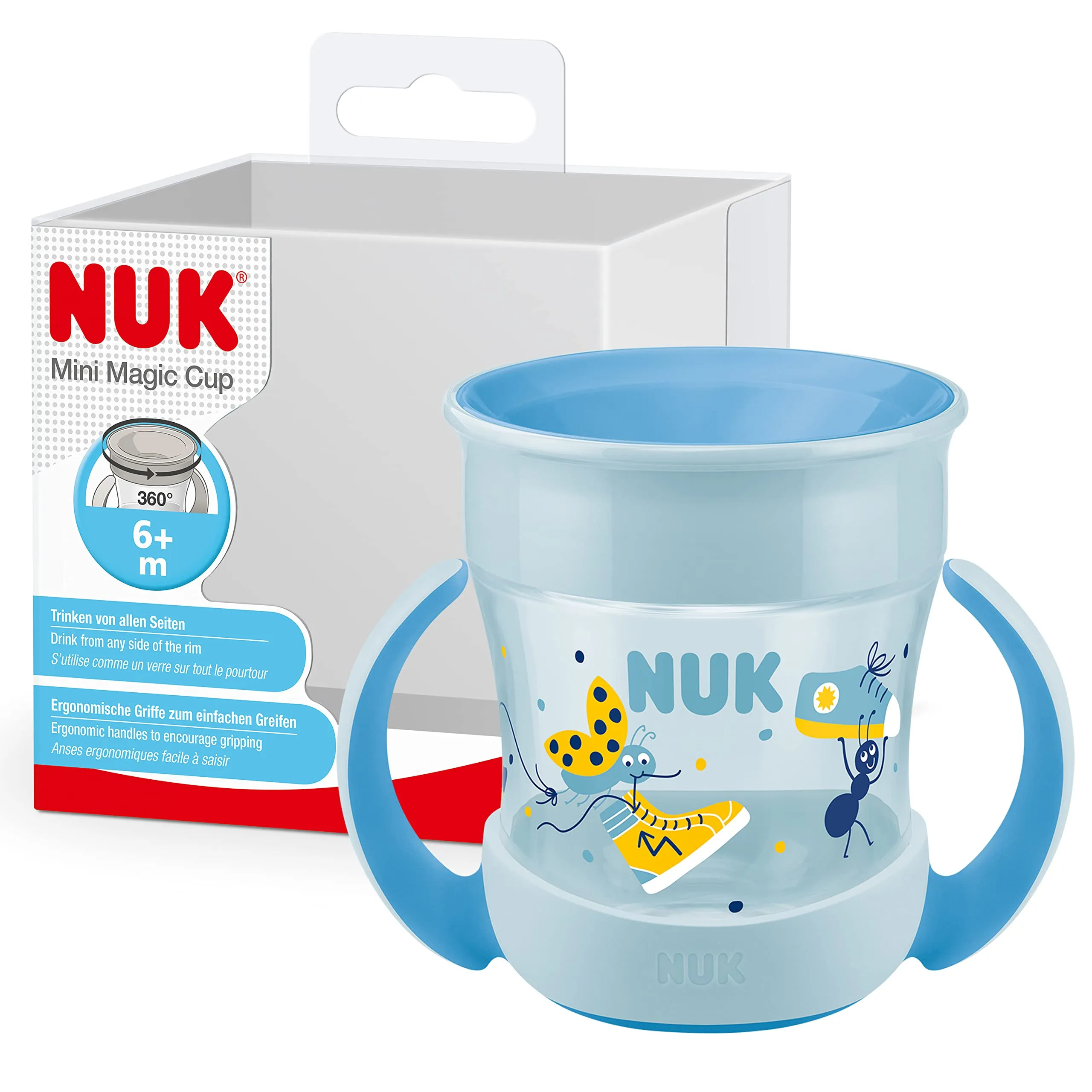 NUK Mini Magic Cup - Il bicchiere perfetto per imparare a bere in autonomia