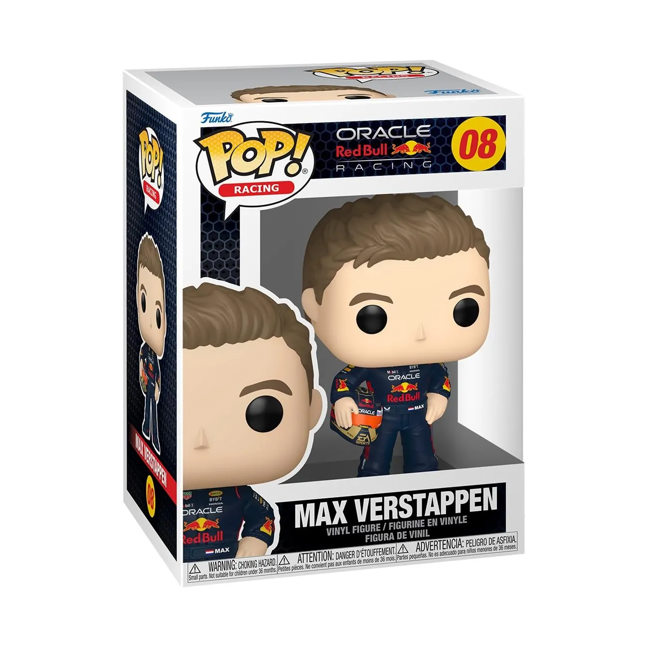 Funko Pop! Racing: Max Verstappen with Helmet - Red Bull Racing