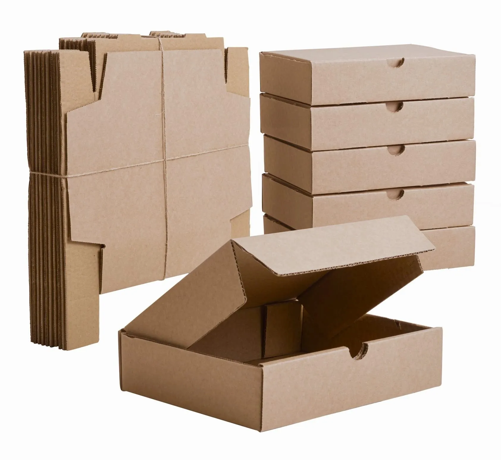Scatole di Cartone Piatte IPEA 21x15x5 cm - 10 Pezzi