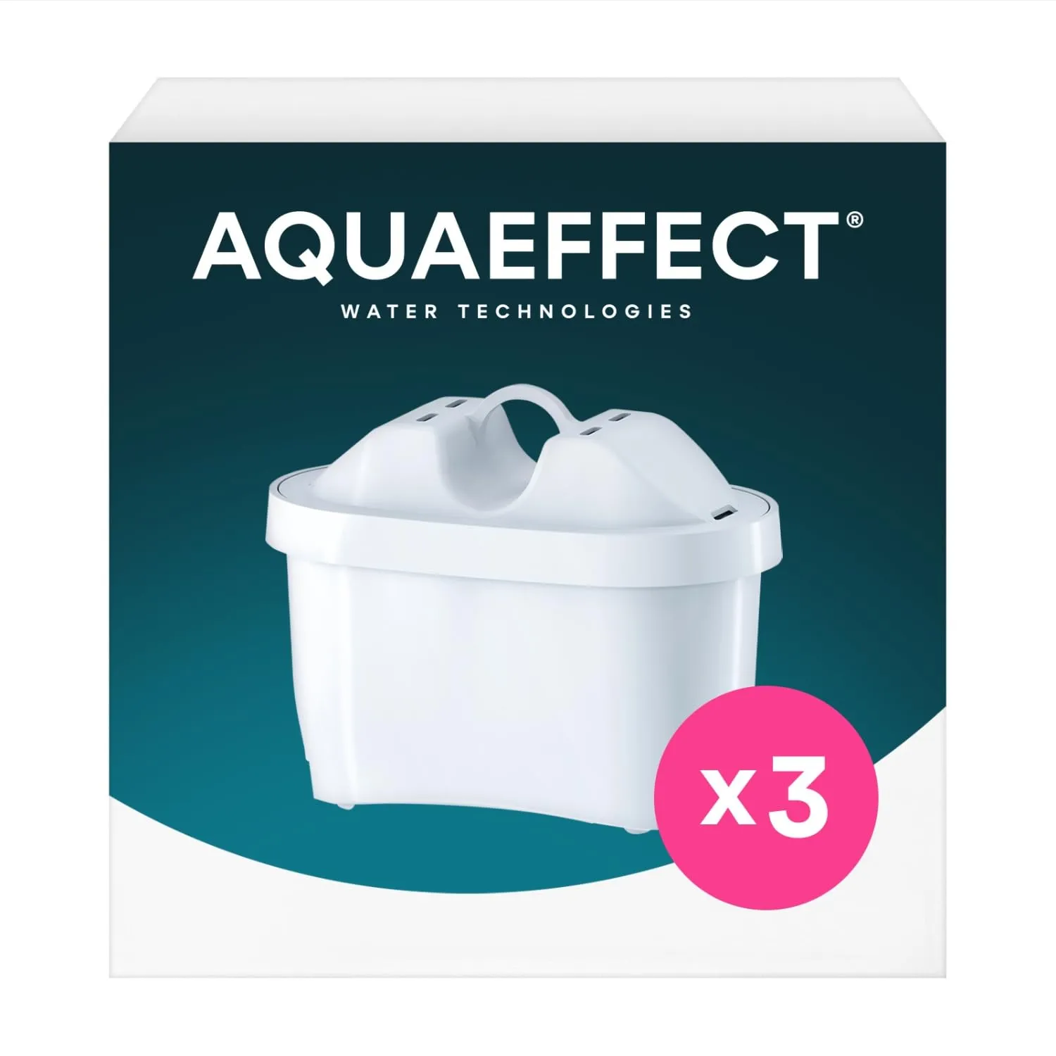 AQUAEFFECT MAX+ Filtri per Acqua Compatibili Brita® - Confezione da 3