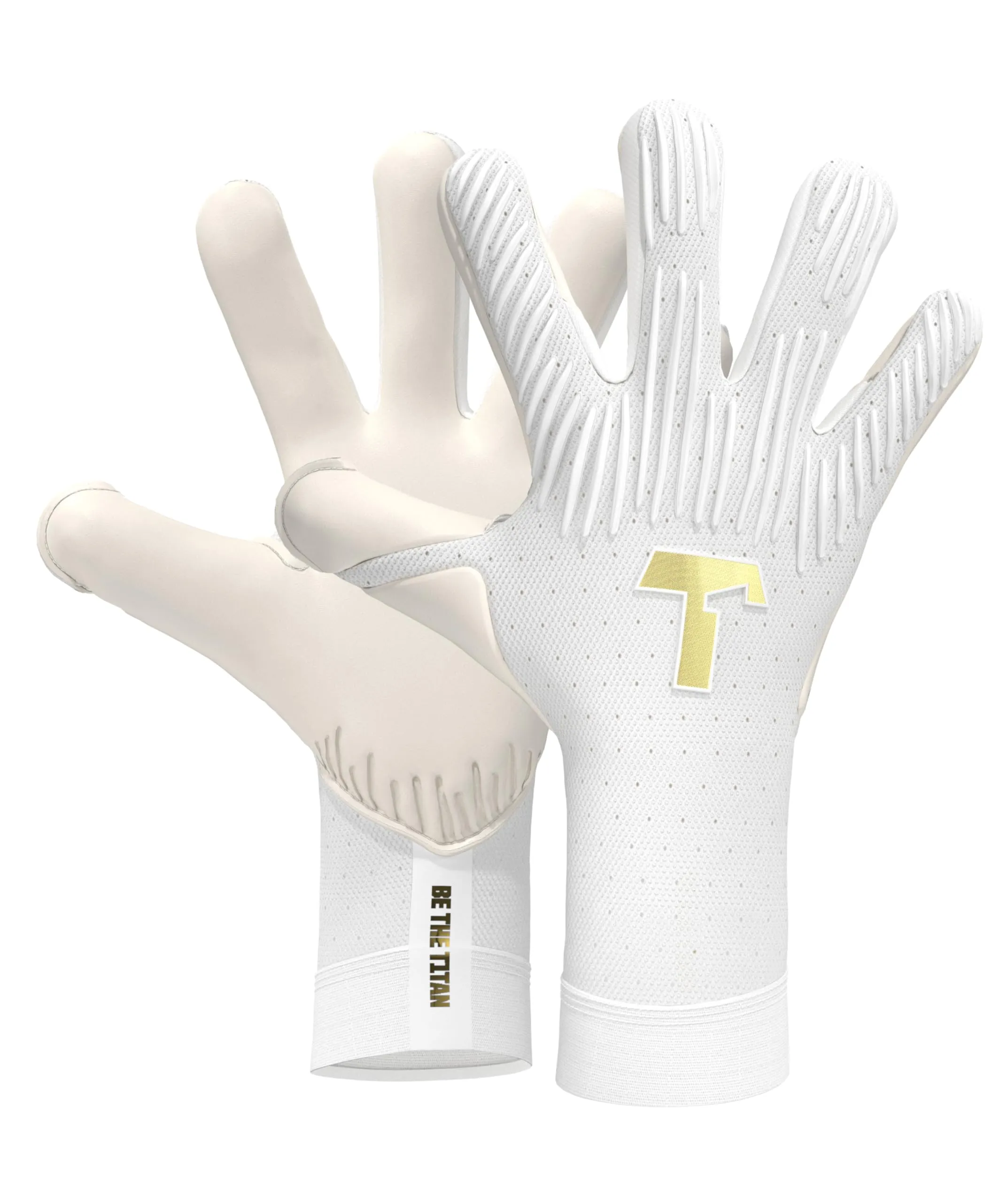 T1TAN Rebel 2.0 White-Out - Guanti da portiere