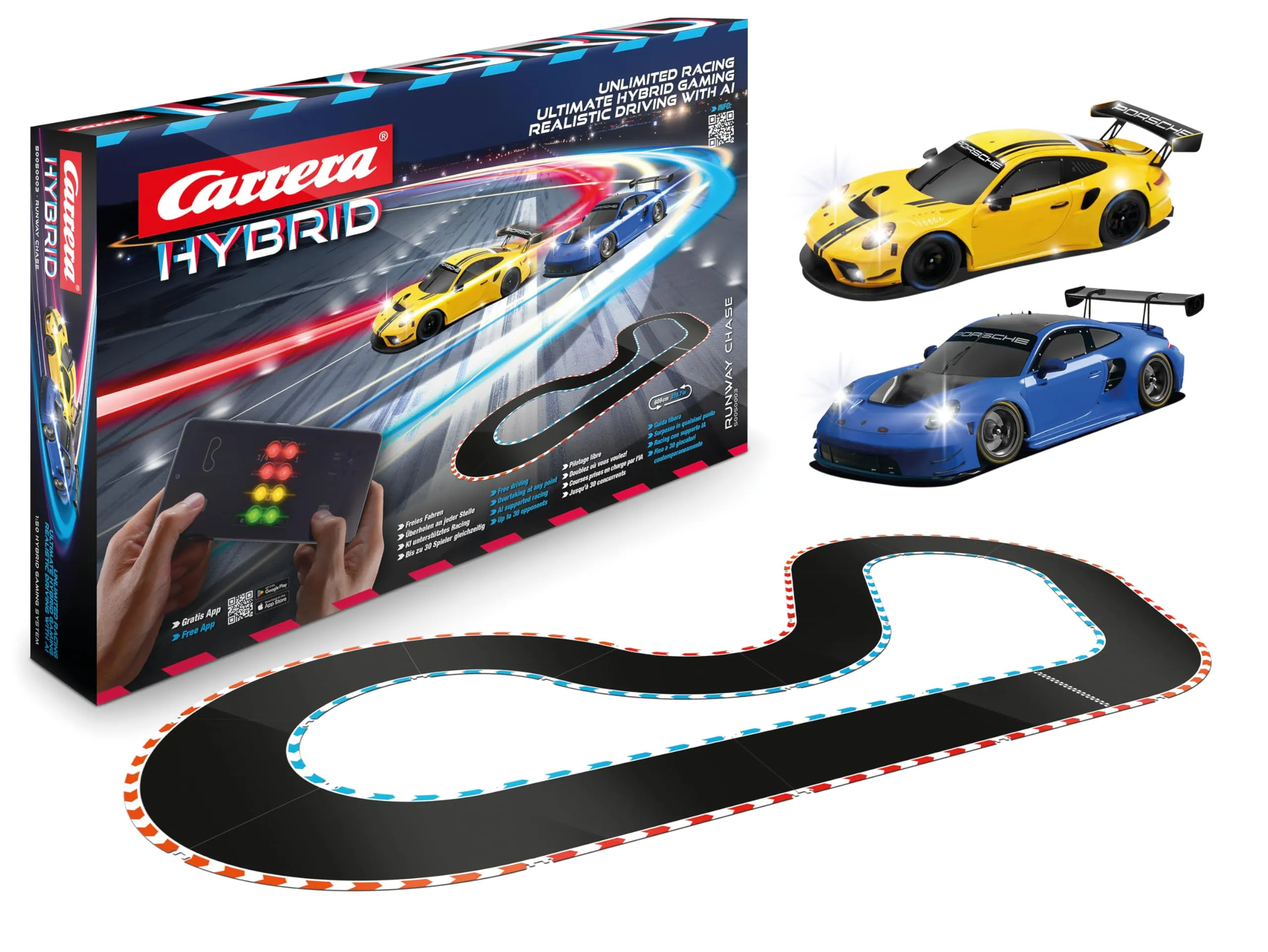 Carrera Hybrid Set Runway Chase 50050003