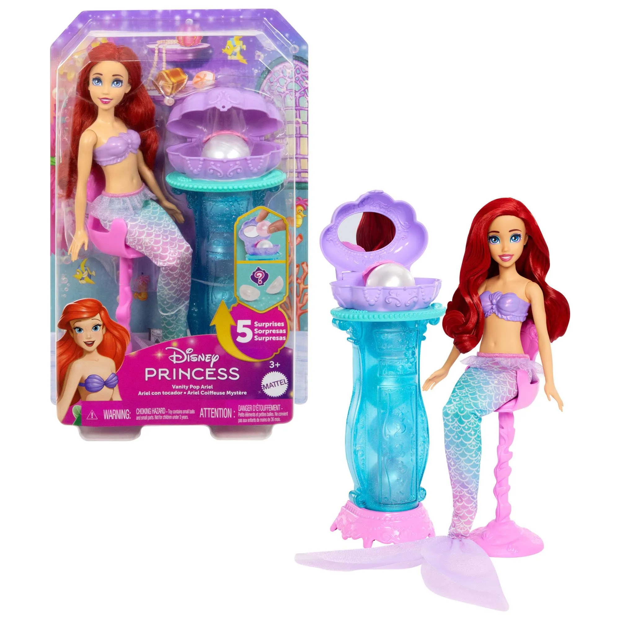 Mattel Disney Princess - Ariel e la Specchiera Magica