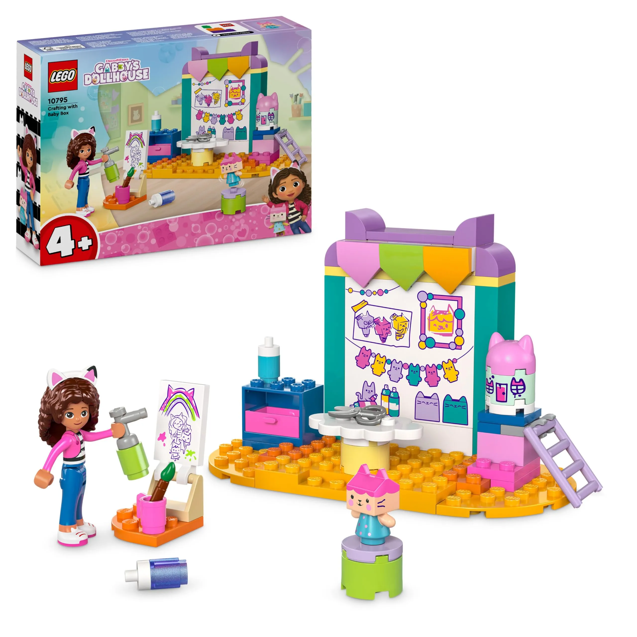 LEGO La Casa delle Bambole di Gabby Creazioni con Baby Scatola