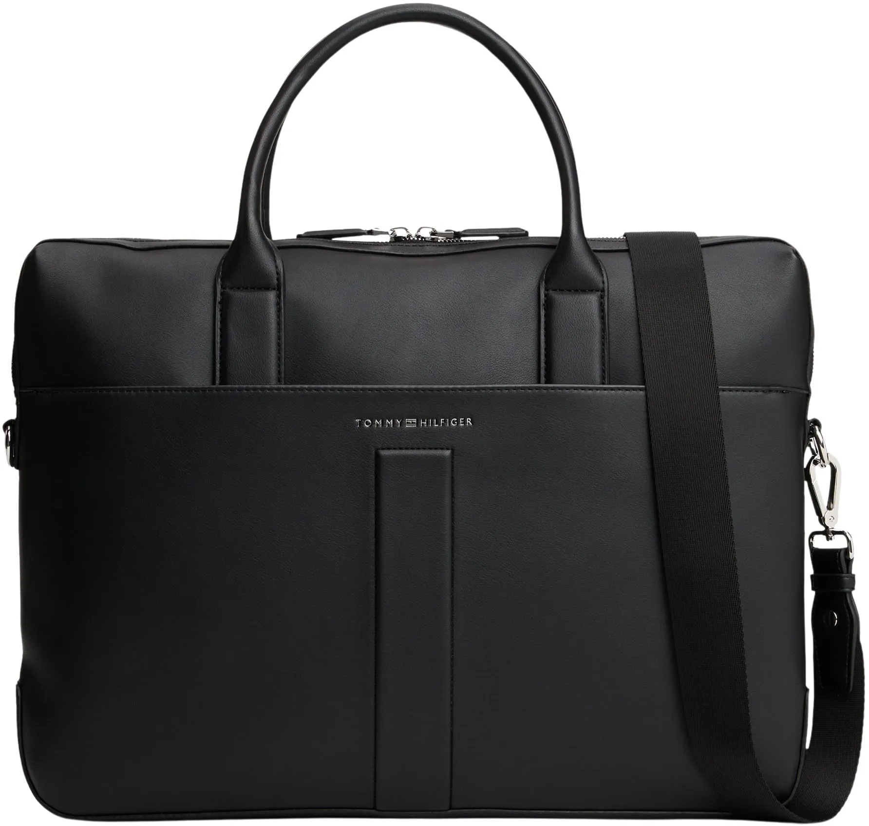 Tommy Hilfiger TH Relaxed Computer Bag AM0AM13655 - Borsa Porta PC Uomo Nera