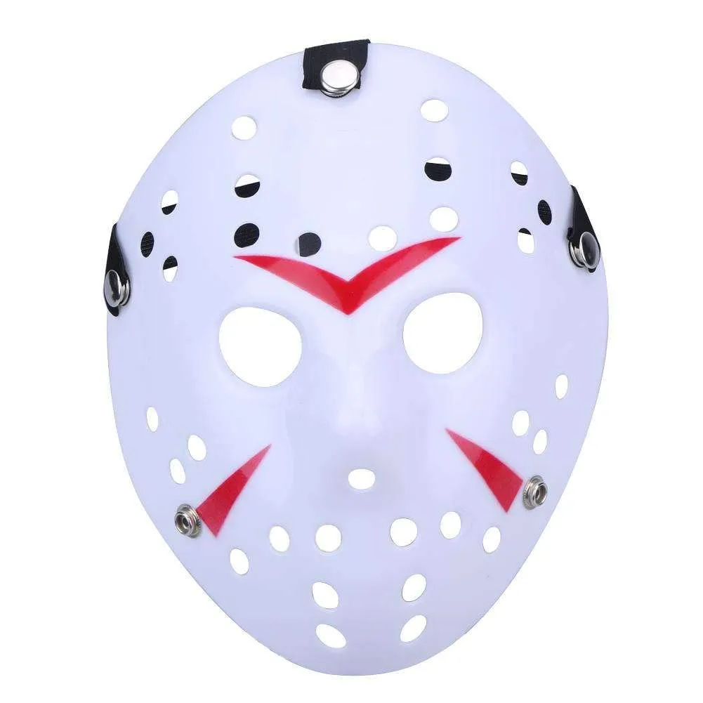 Maschera da Hockey Horror Halloween Boolavard (Bianca)