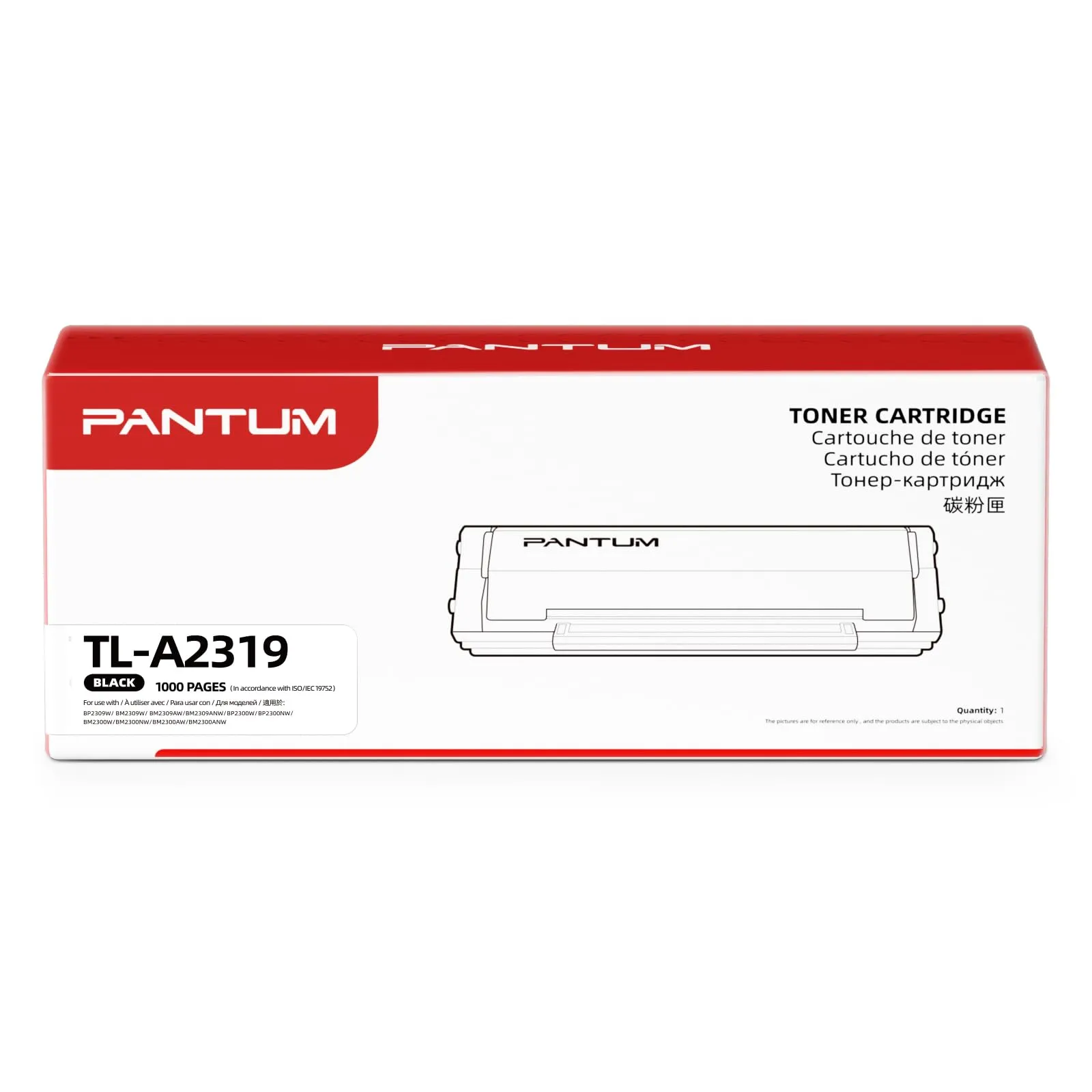 PANTUM Originale TL-A2319 Cartuccia Toner Nero