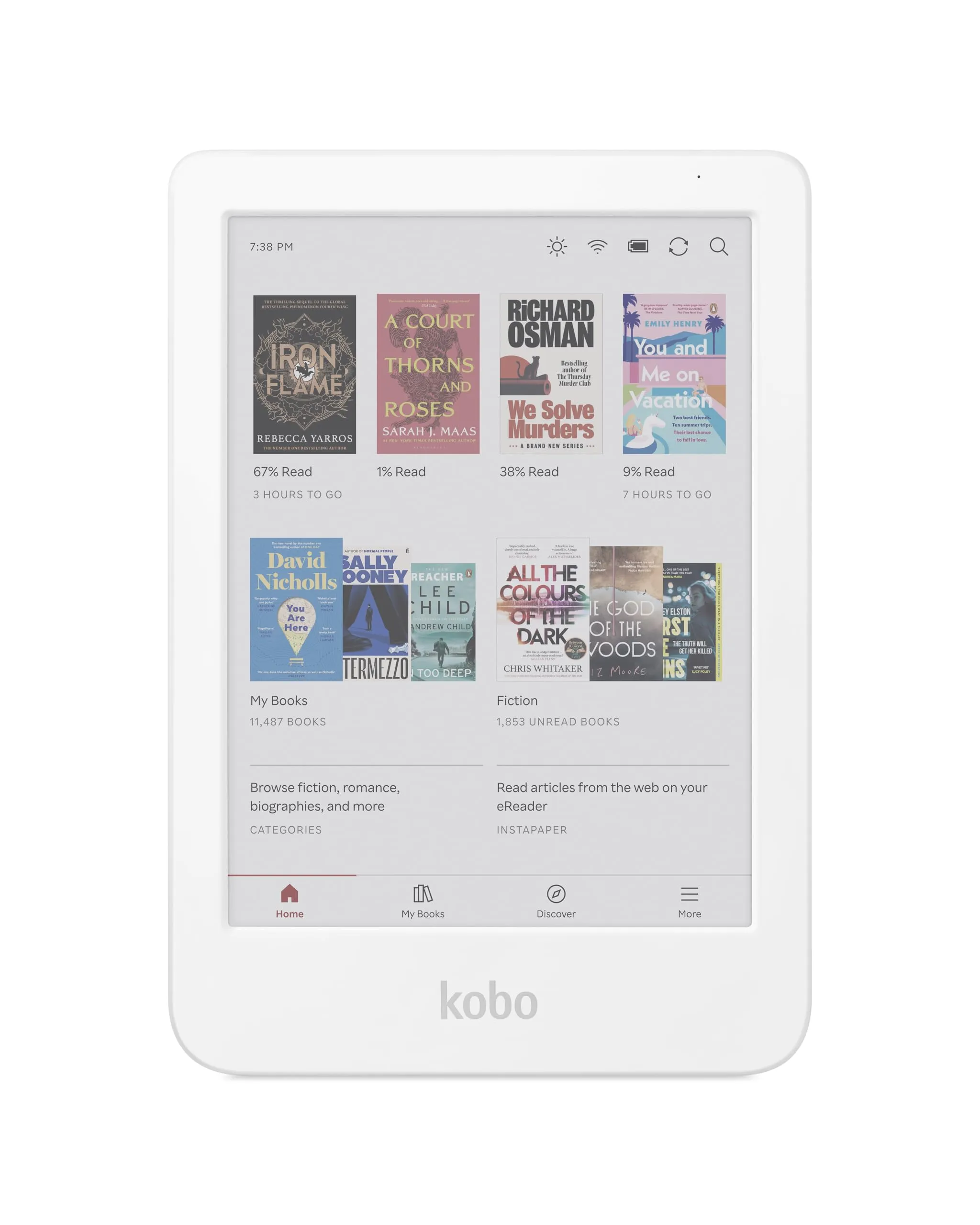Kobo Clara Colour eReader 6" E Ink Kaleido 3 Bianco