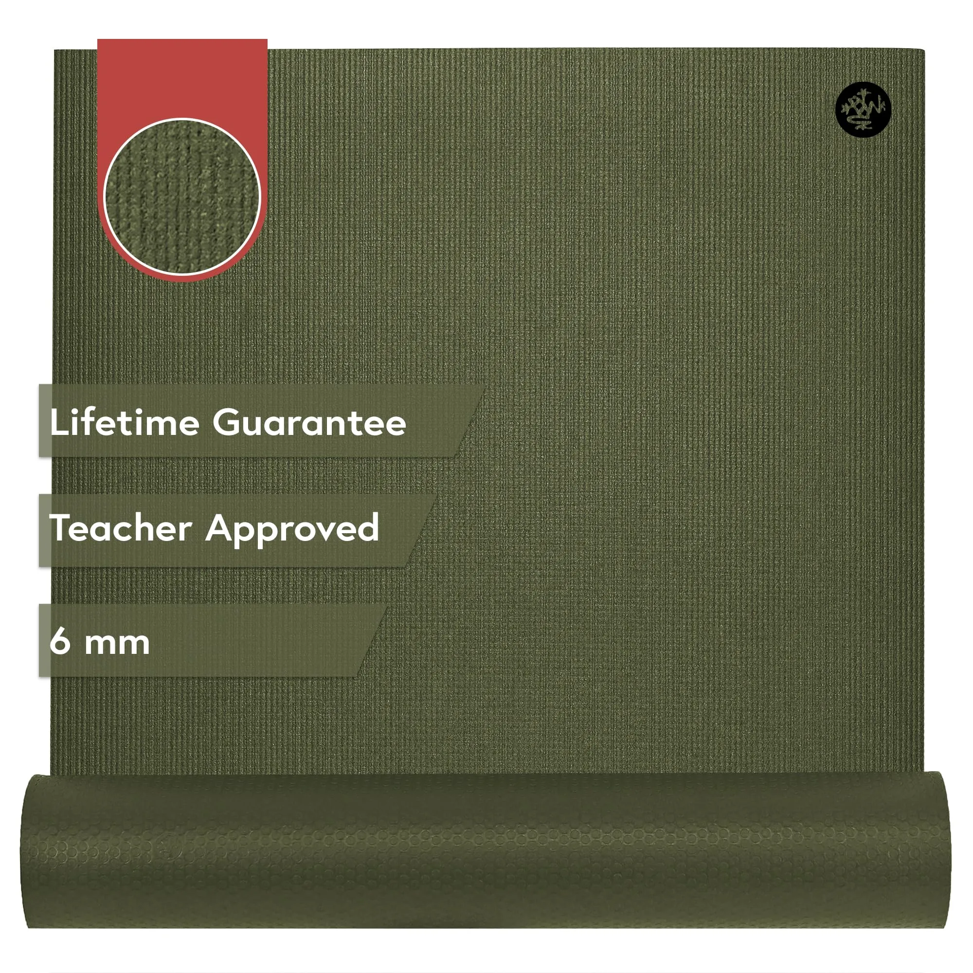 Tappetino da Yoga Professionale 71 Terra, 180 cm