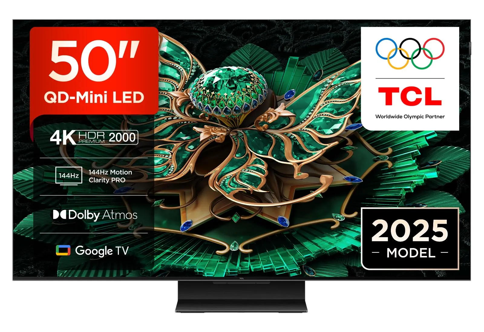 TCL 50C7K 55" QD-Mini LED TV 4K HDR Premium 2000: Immagini Impeccabili e Smart Entertainment