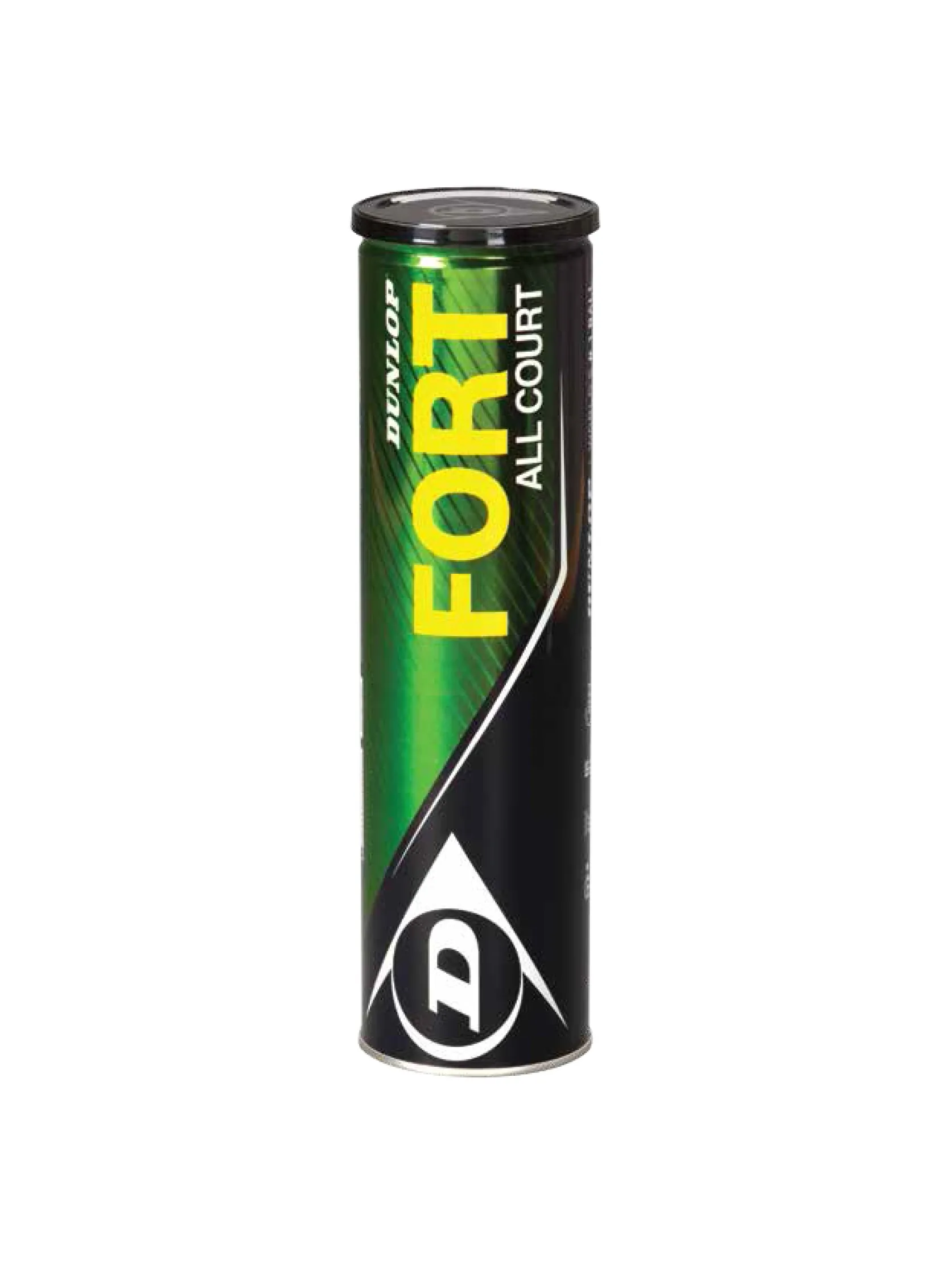 Dunlop Fort All Court Palline da Tennis, Giallo - Tubo da 4