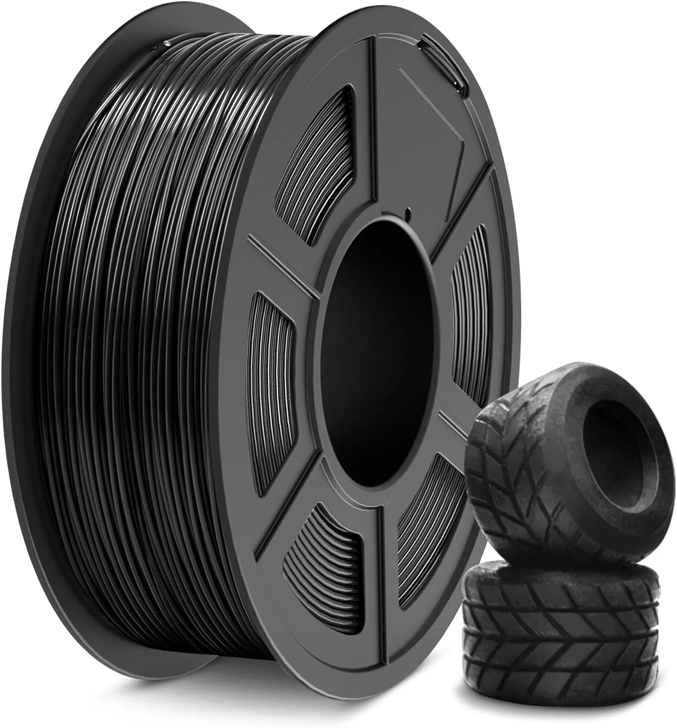 SUNLU Filamento TPU Flessibile 1.75mm Nero