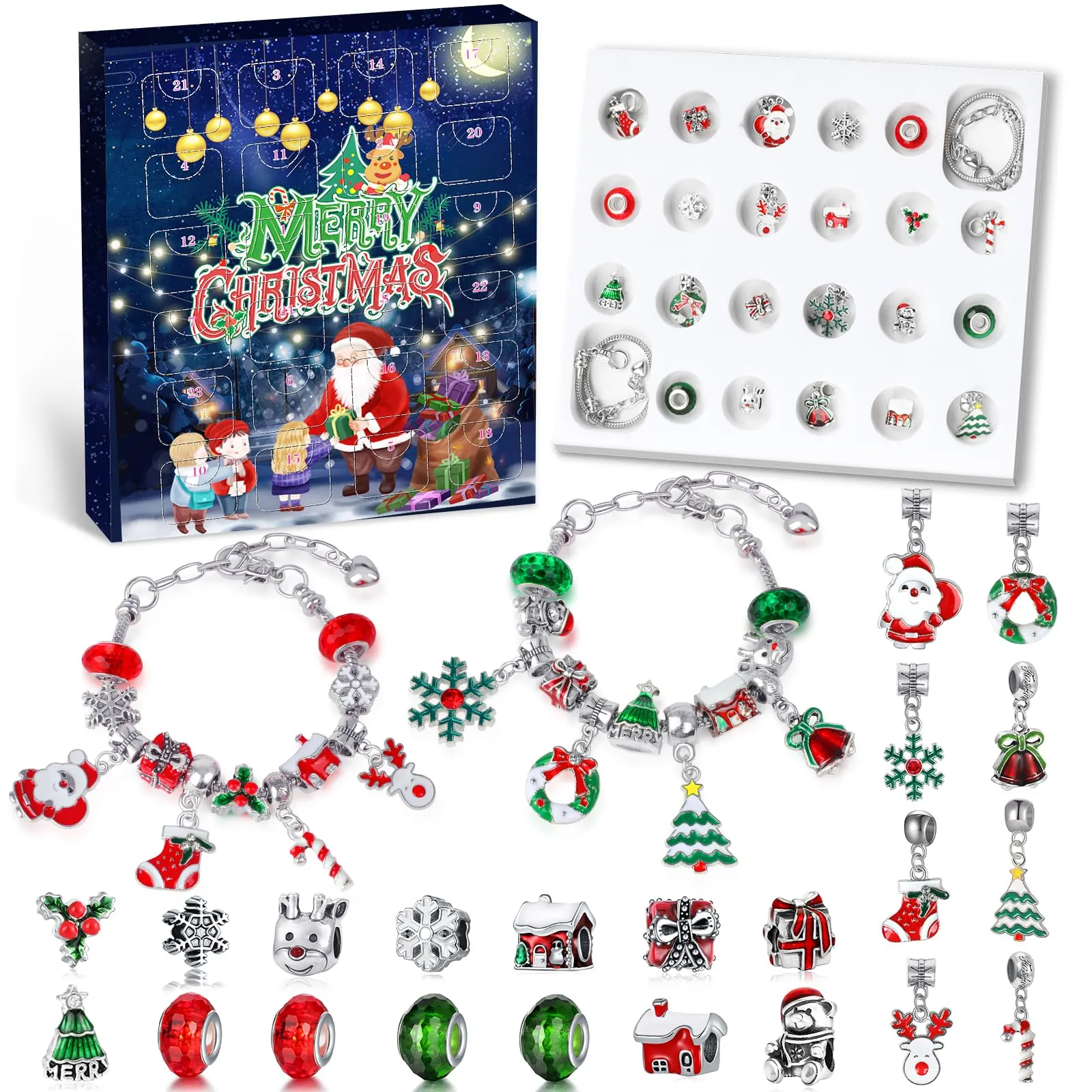 Calendario dell'Avvento 2025 Bambina WEVOL - Gioielli Fai da Te