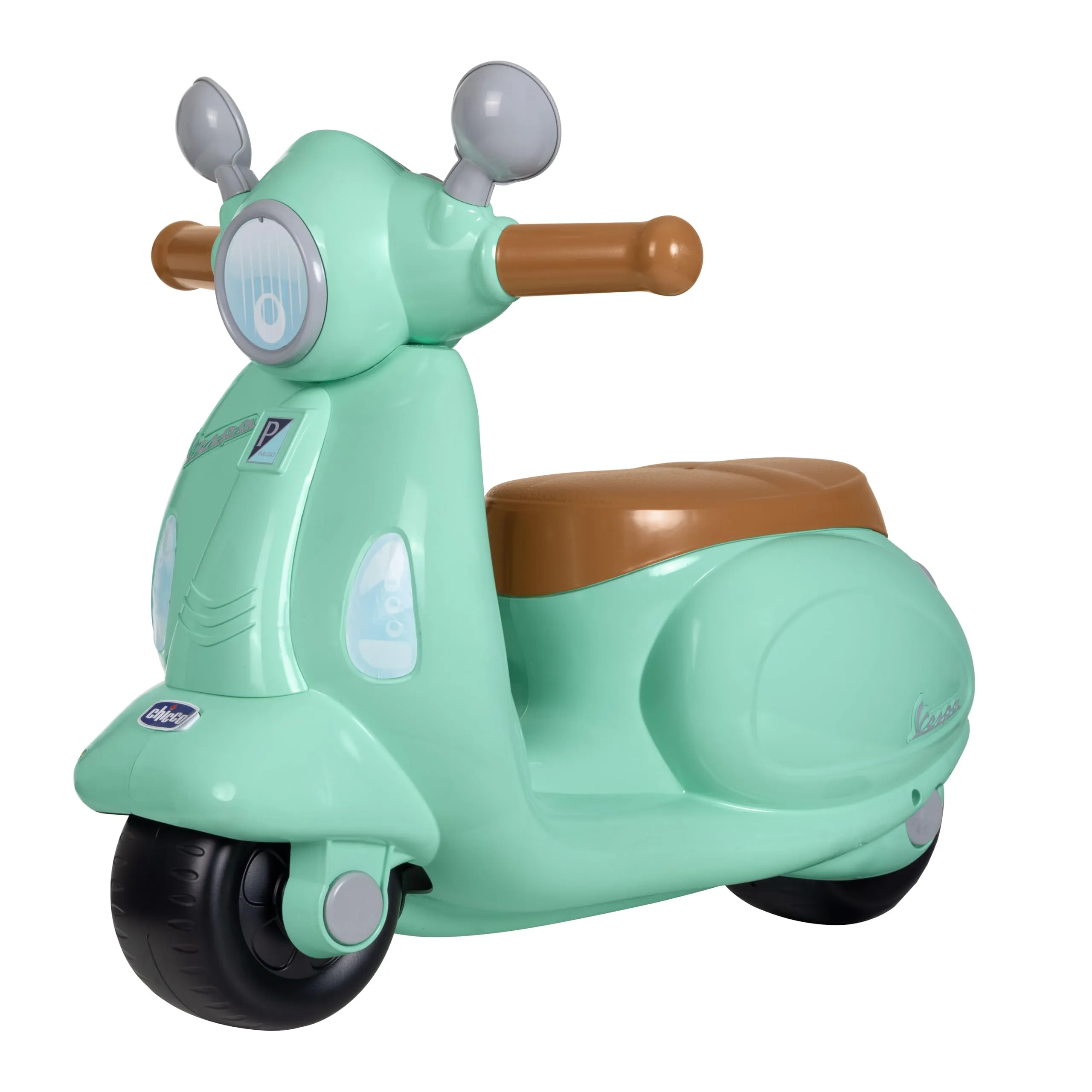 Chicco Vespa Primavera Verde Acqua - Moto Cavalcabile per Bambini 1-3 Anni