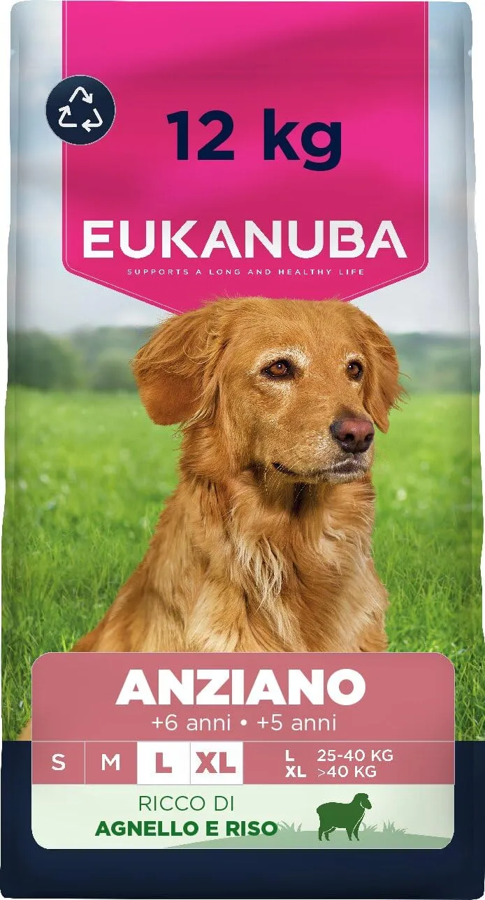 Eukanuba Senior Agnello e Riso Taglia Grande e Gigante