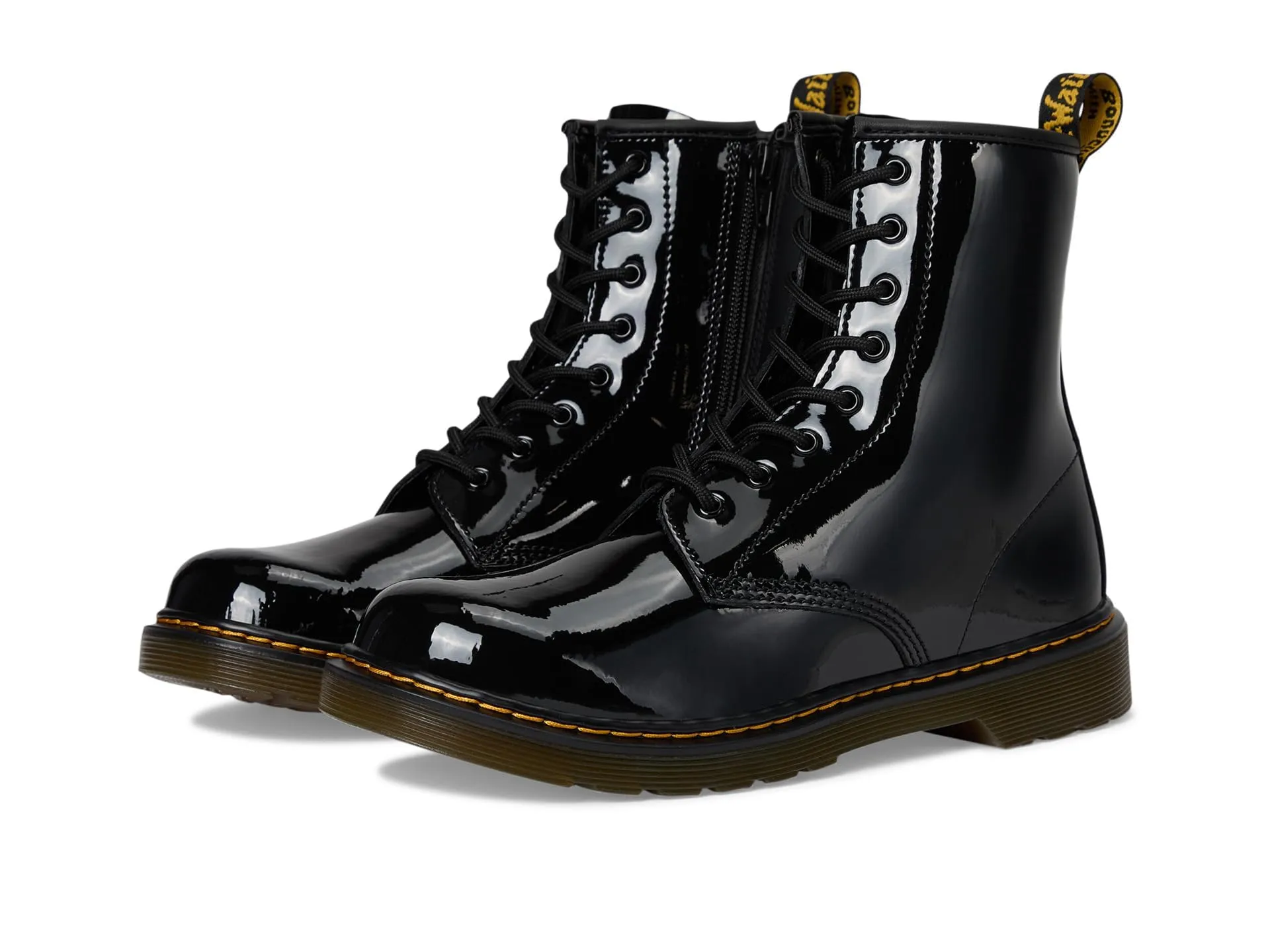 Dr. Martens Youth Lace Boot - Anfibi Neri per Giovani Ribelli