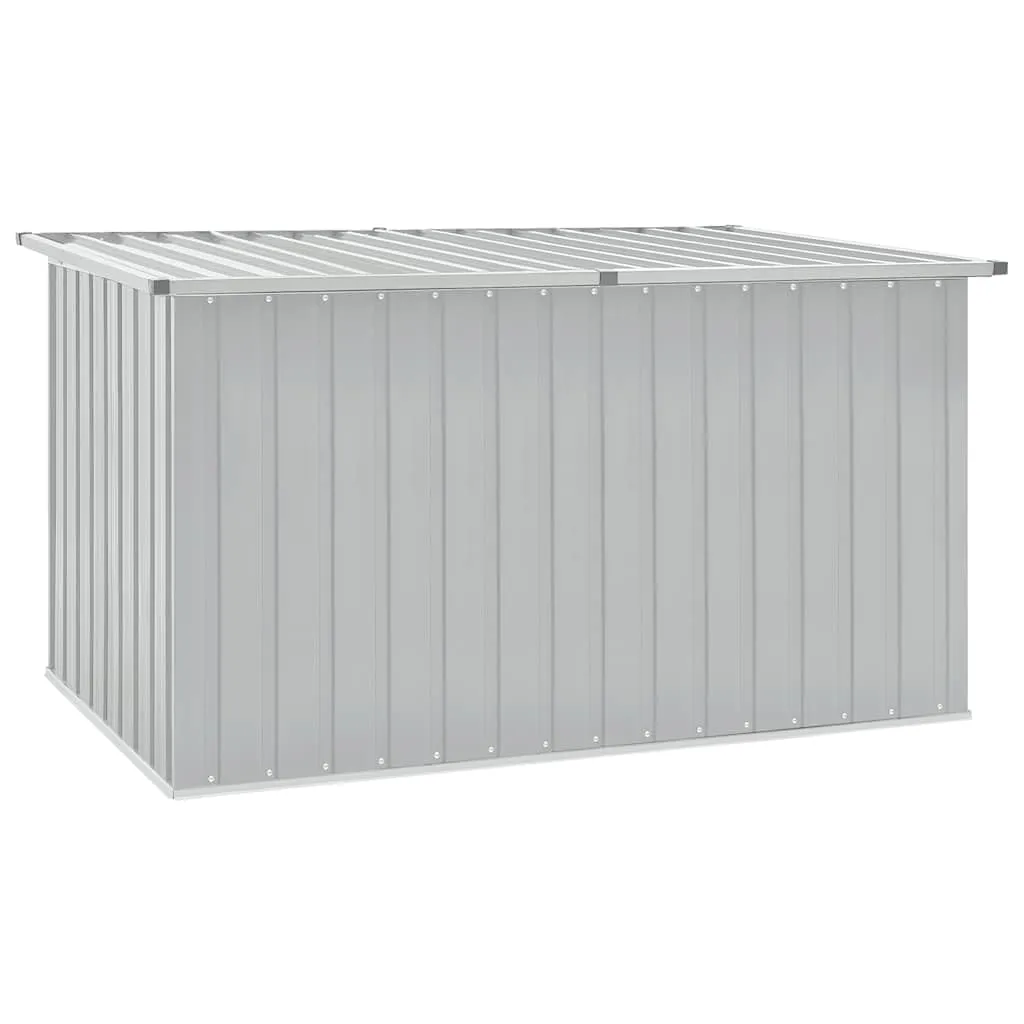 vidaXL Baule da Giardino Grigio 171x99x93 cm in Acciaio Zincato