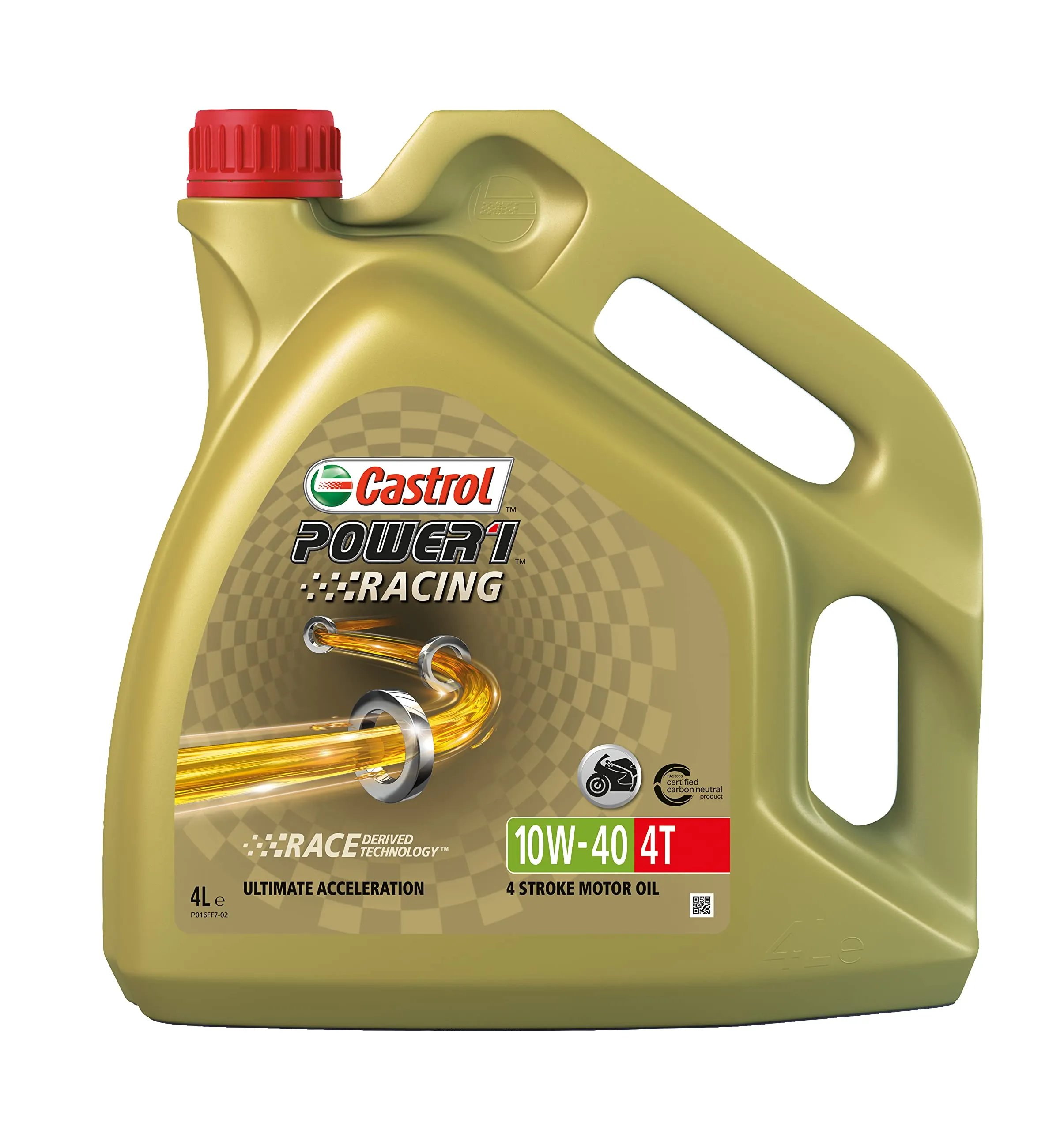 Castrol Power 1 Racing 4T 10W-40 - Olio Motore 4 Litri