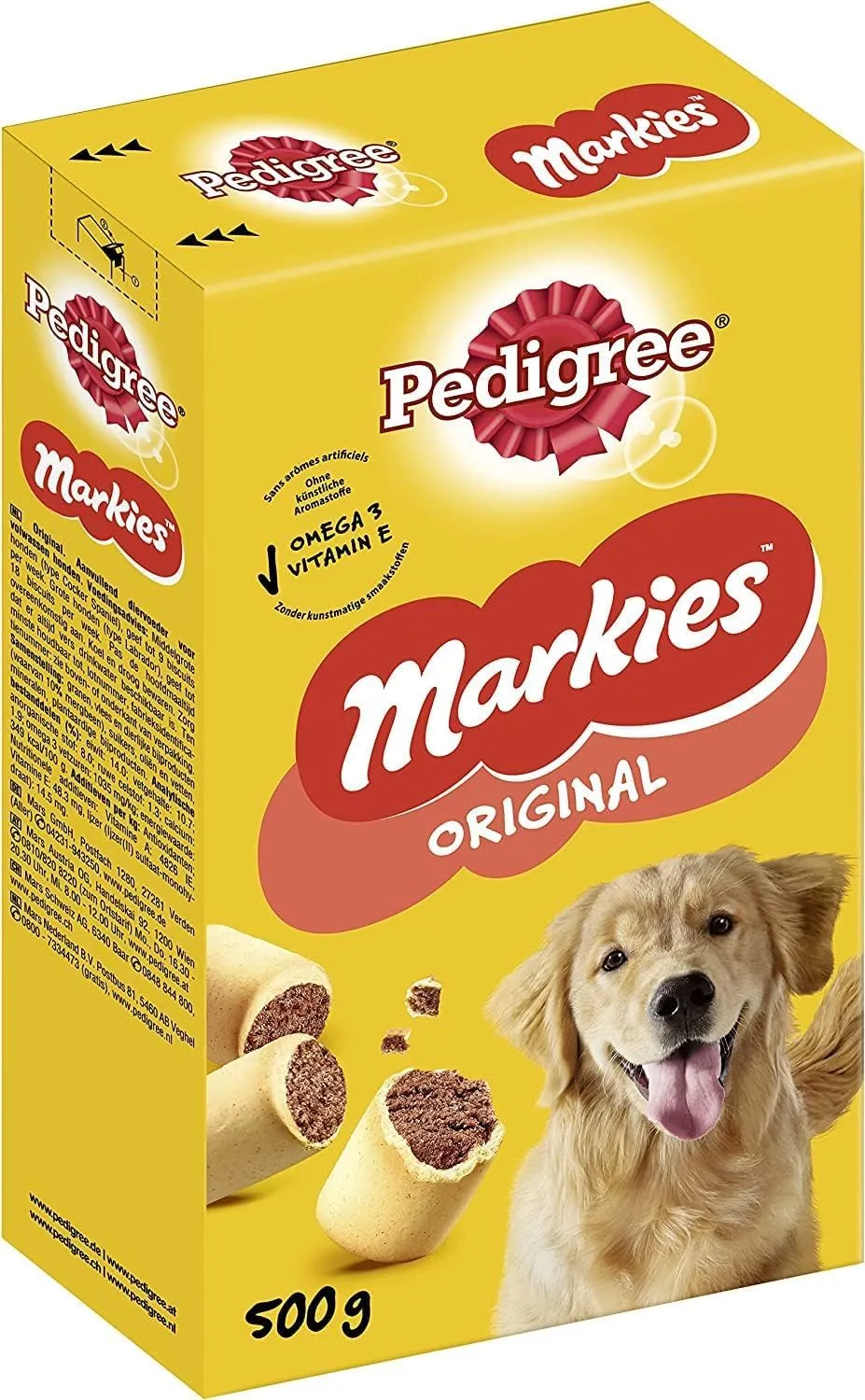 Pedigree Markies Original - Biscotti per Cani con Midollo Osseo, 500g