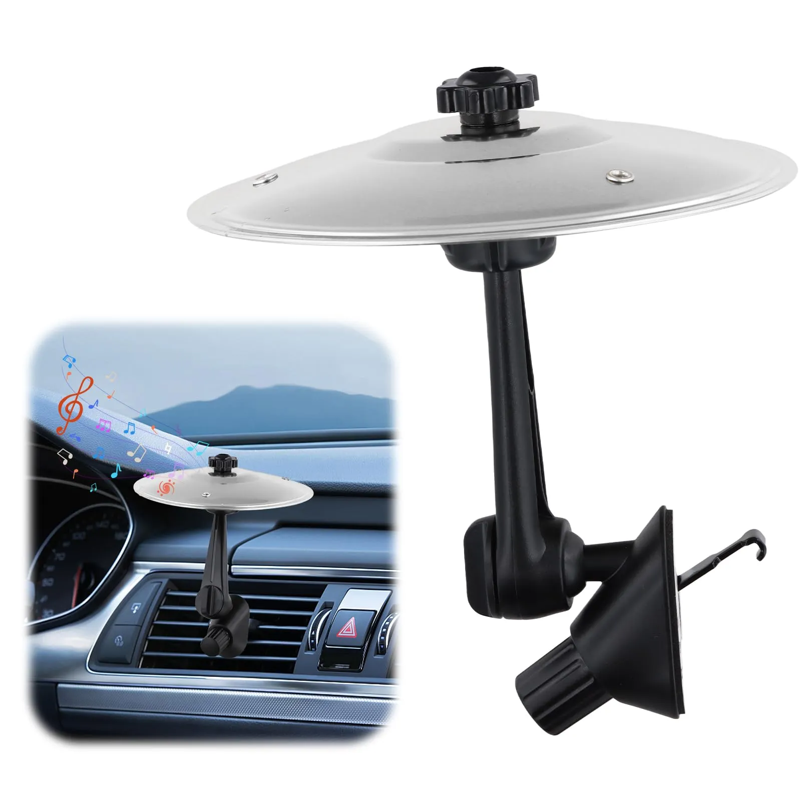 Piatto Crash per Auto Regolabile a 360°