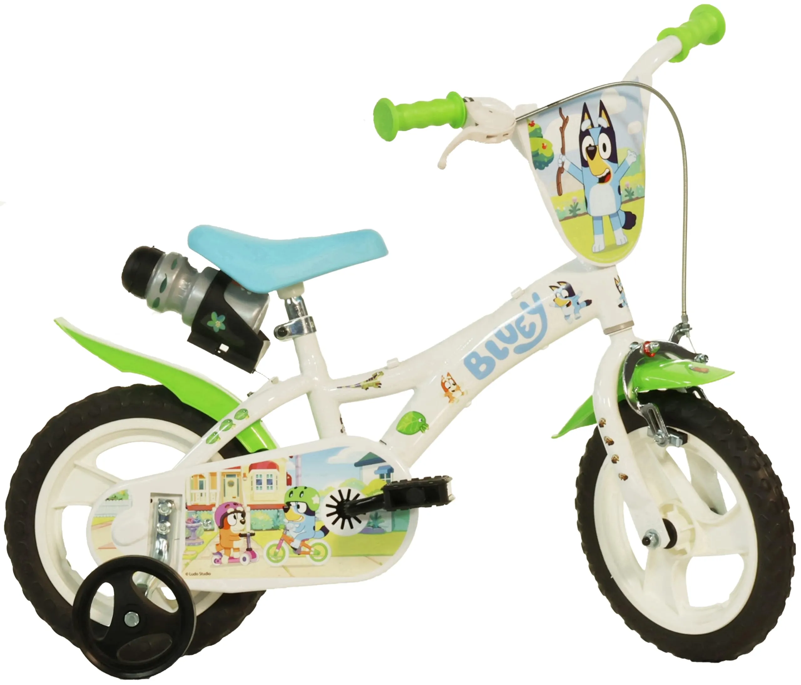 DINO BIKES per Bluey bicicletta Bimba e Bimbo 12"