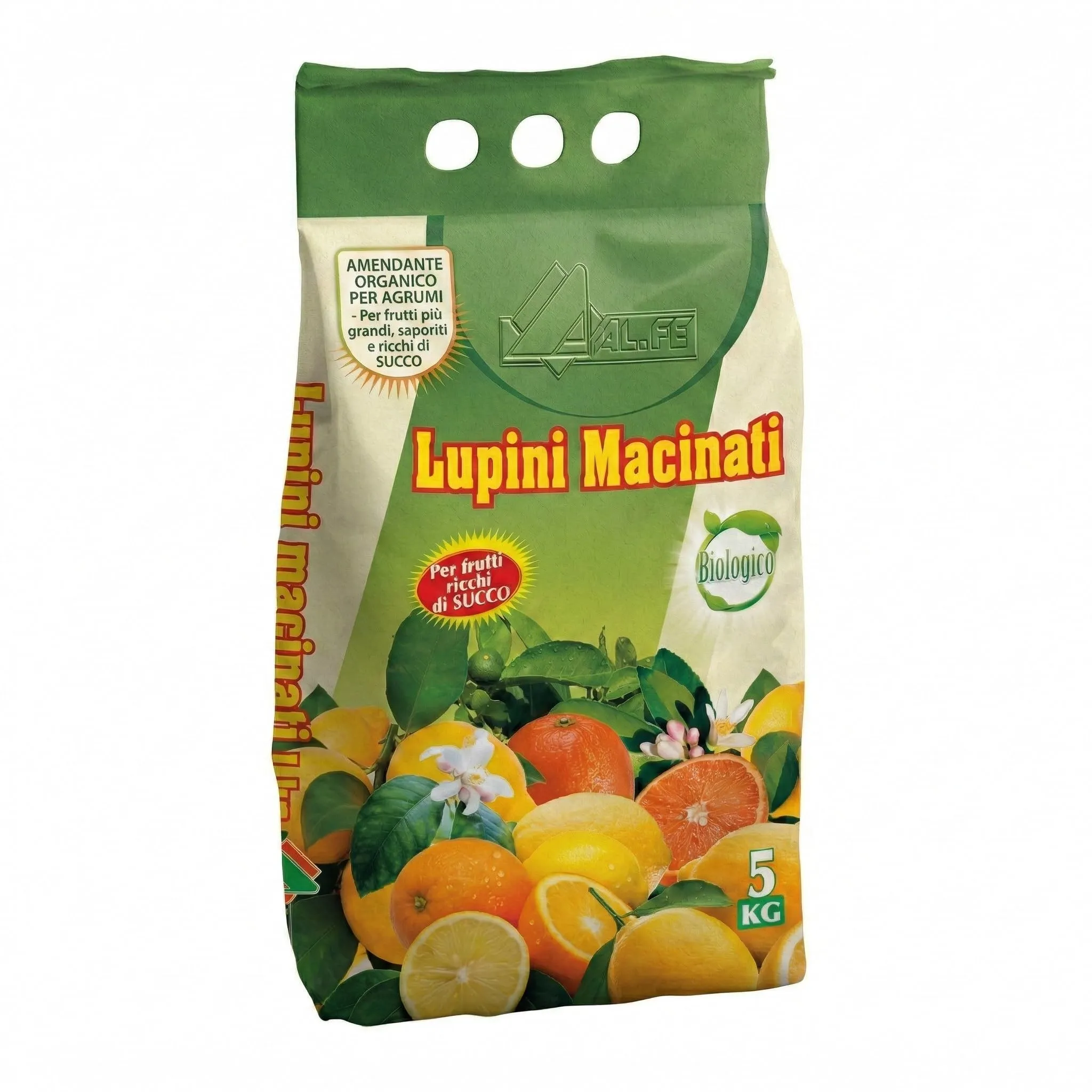 AL.FE Lupini Macinati Concime per Limoni e Piante Acidofile - Sacco da 5 kg