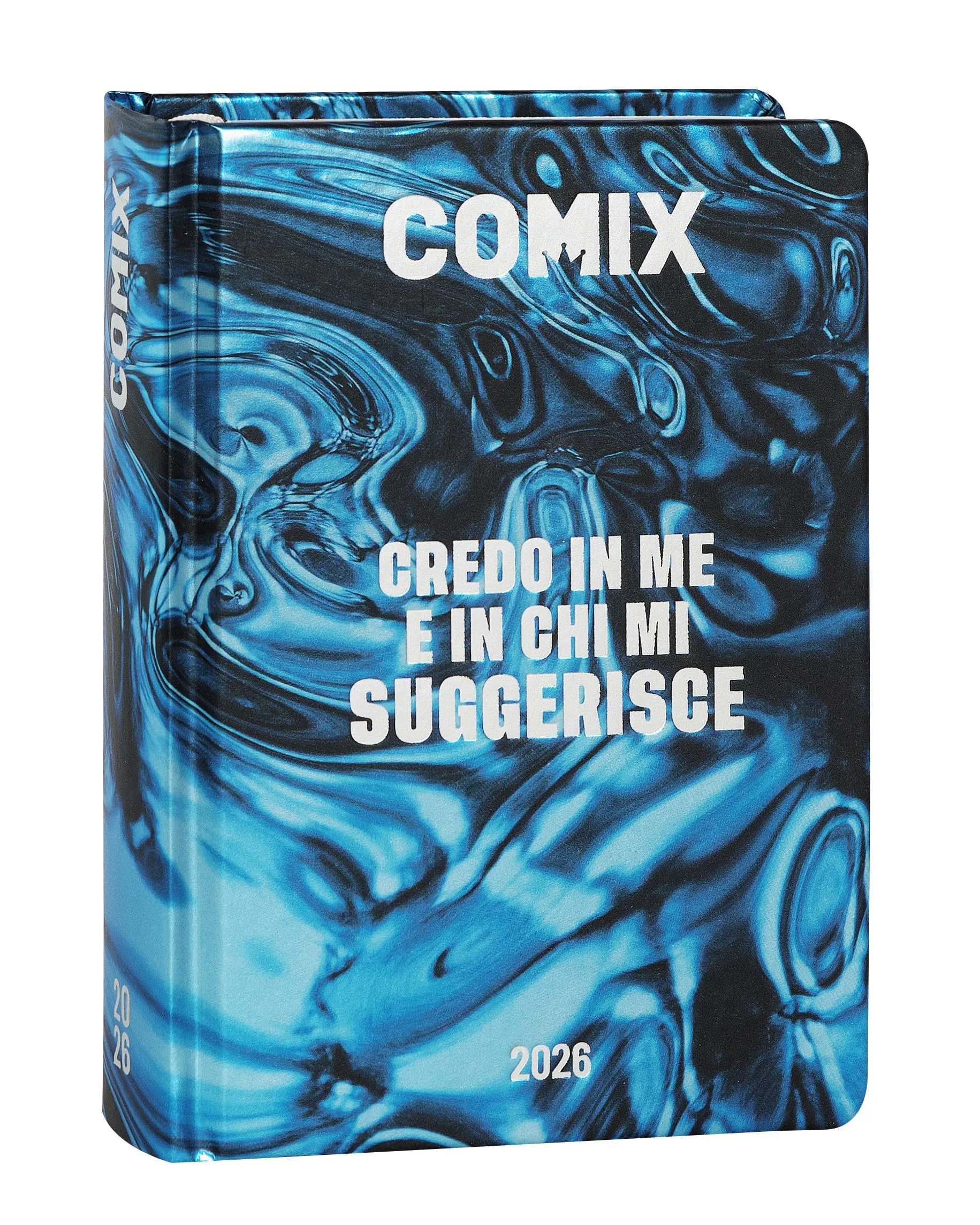 COMIX - Diario Mini Giornaliero 16 Mesi, Metal