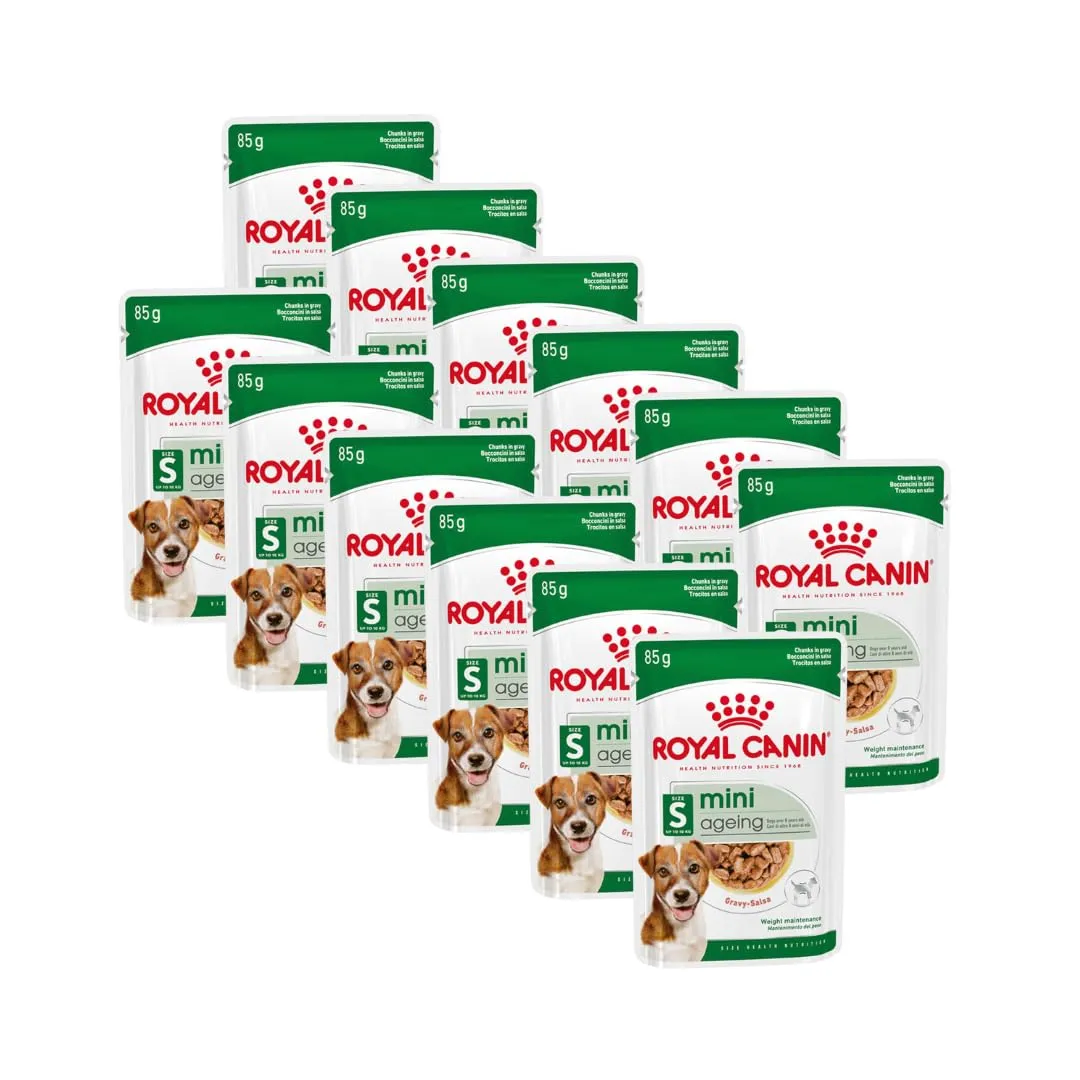 Royal Canin Mini Ageing 12+ in Salsa - 12 x 85g