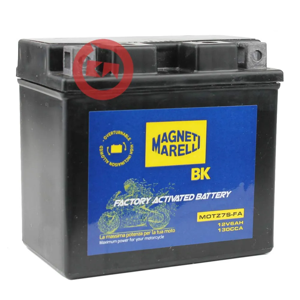 Batteria Moto Magneti Marelli MOTZ7S Sigillata Precaricata