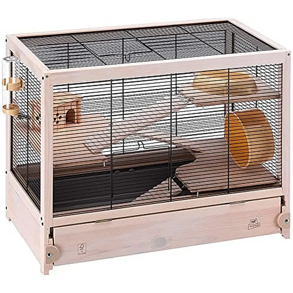 Ferplast Gabbia Criceti in legno FSC HAMSTERVILLE