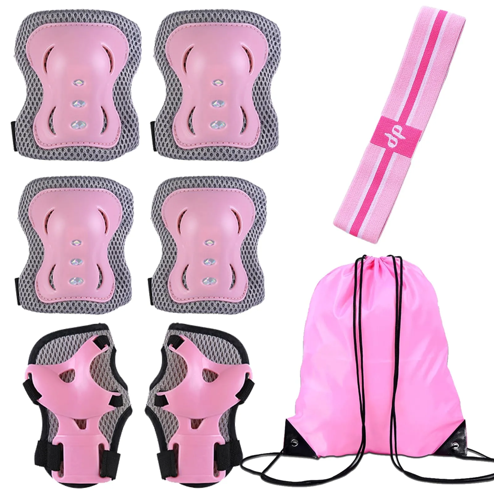 DKDDSSS Set di Protezioni per Bambini - Ginocchiere, Gomitiere e Polsiere