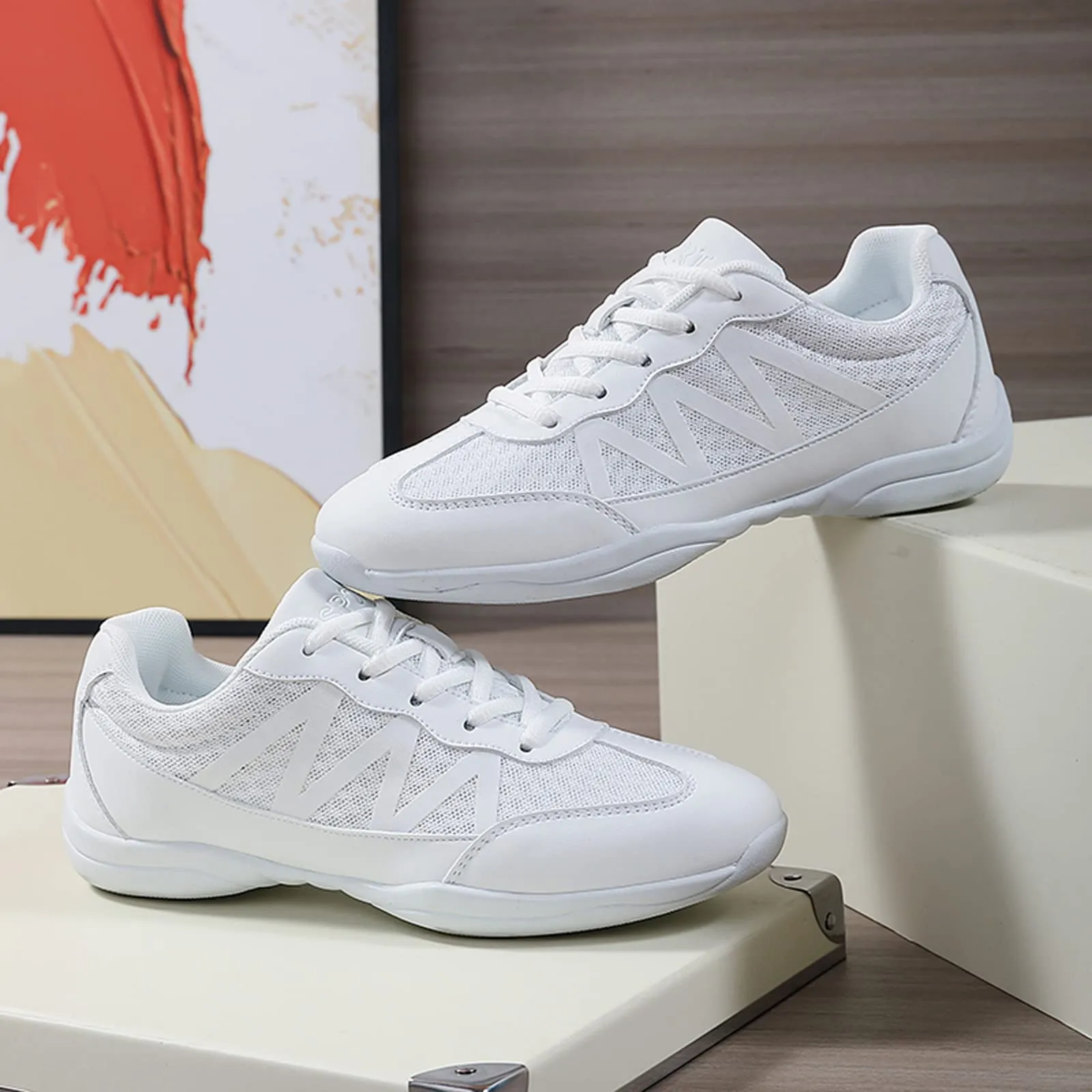 Tela orbido Scarpe da Ballo Jazz Swing Ballet Ginnastica Sport Fitness Allenaento Yoga per Le