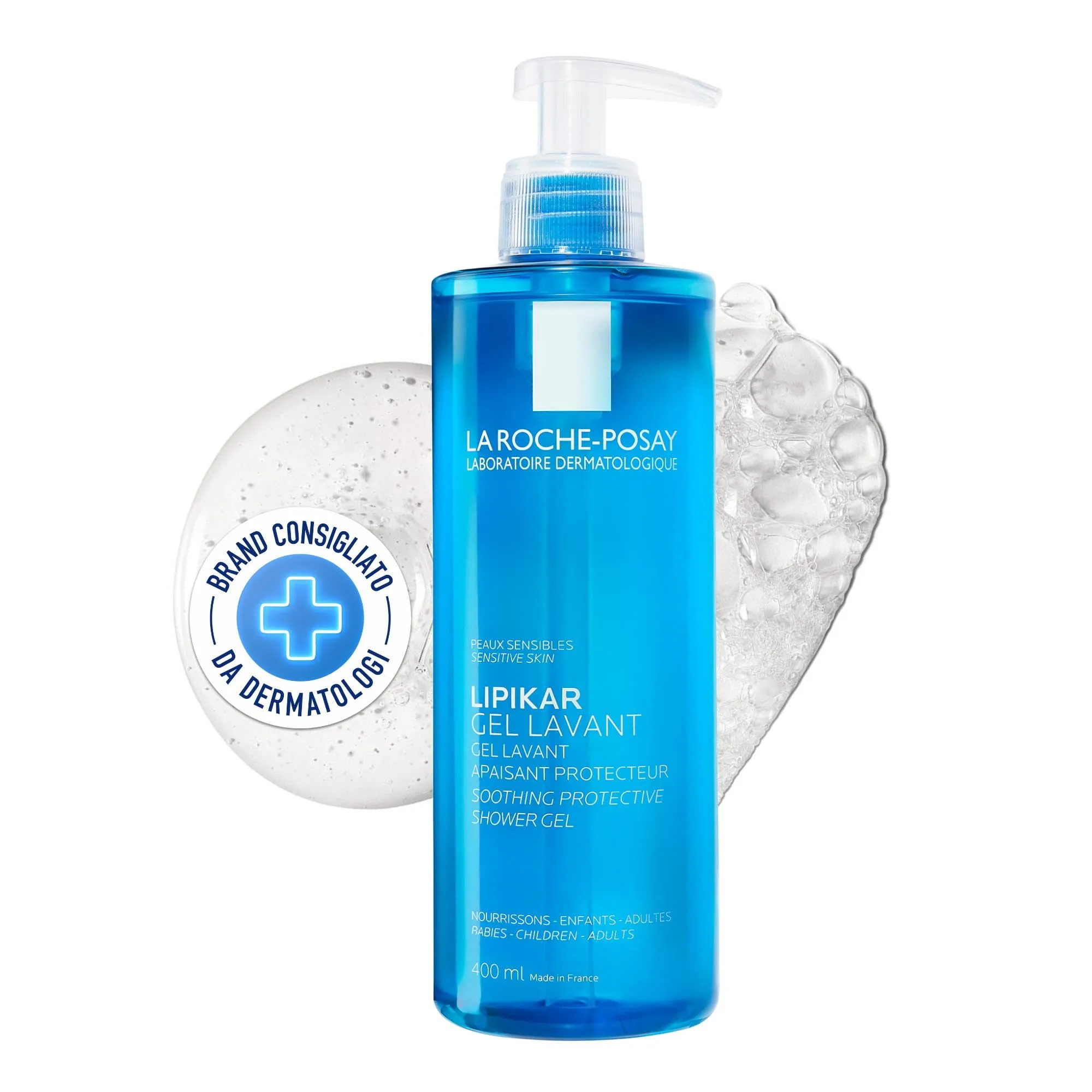 La Roche-Posay Lipikar Gel Detergente Lenitivo Viso e Corpo 400ml