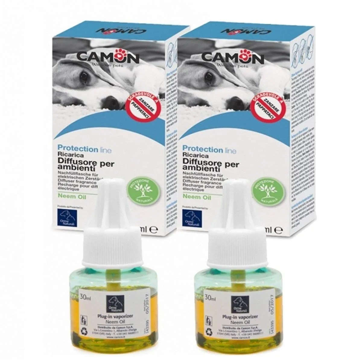 Camon Diffusore per Ambienti Olio di Neem Ricarica Multipack (2 x 30ml)