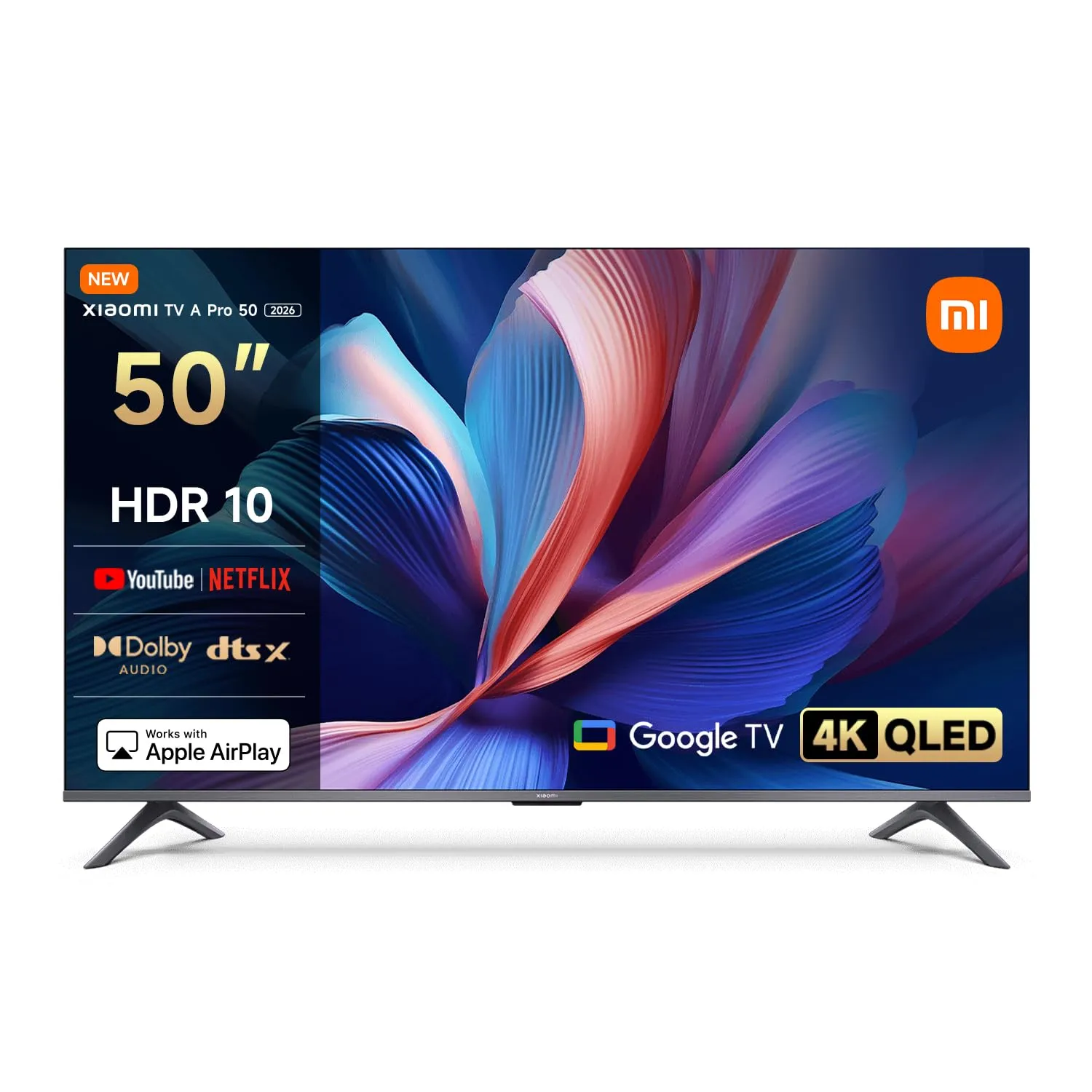 Xiaomi TV A Pro 2026 QLED 50 pollici Ultra HD 4K Google TV